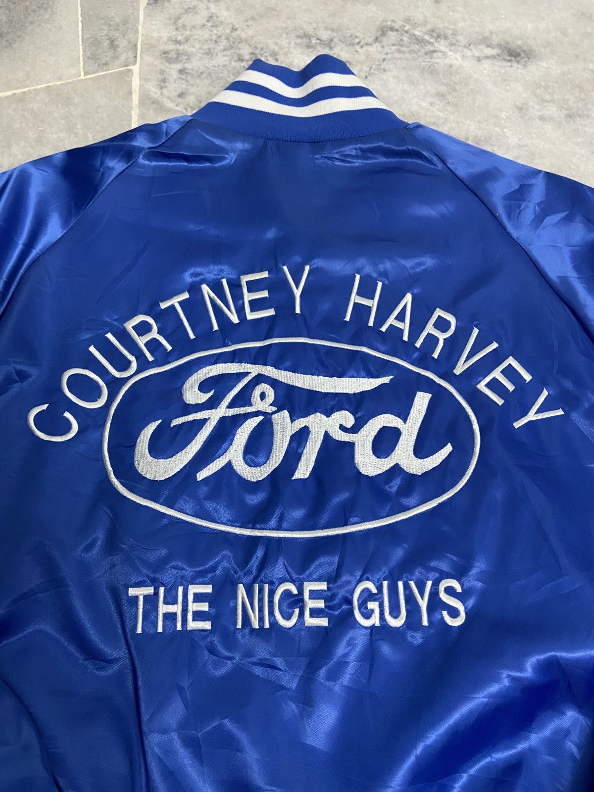 Ford Vintage Ford West Ark Satin Sports Jacket Size US XL / EU 56 / 4 - 8 Thumbnail