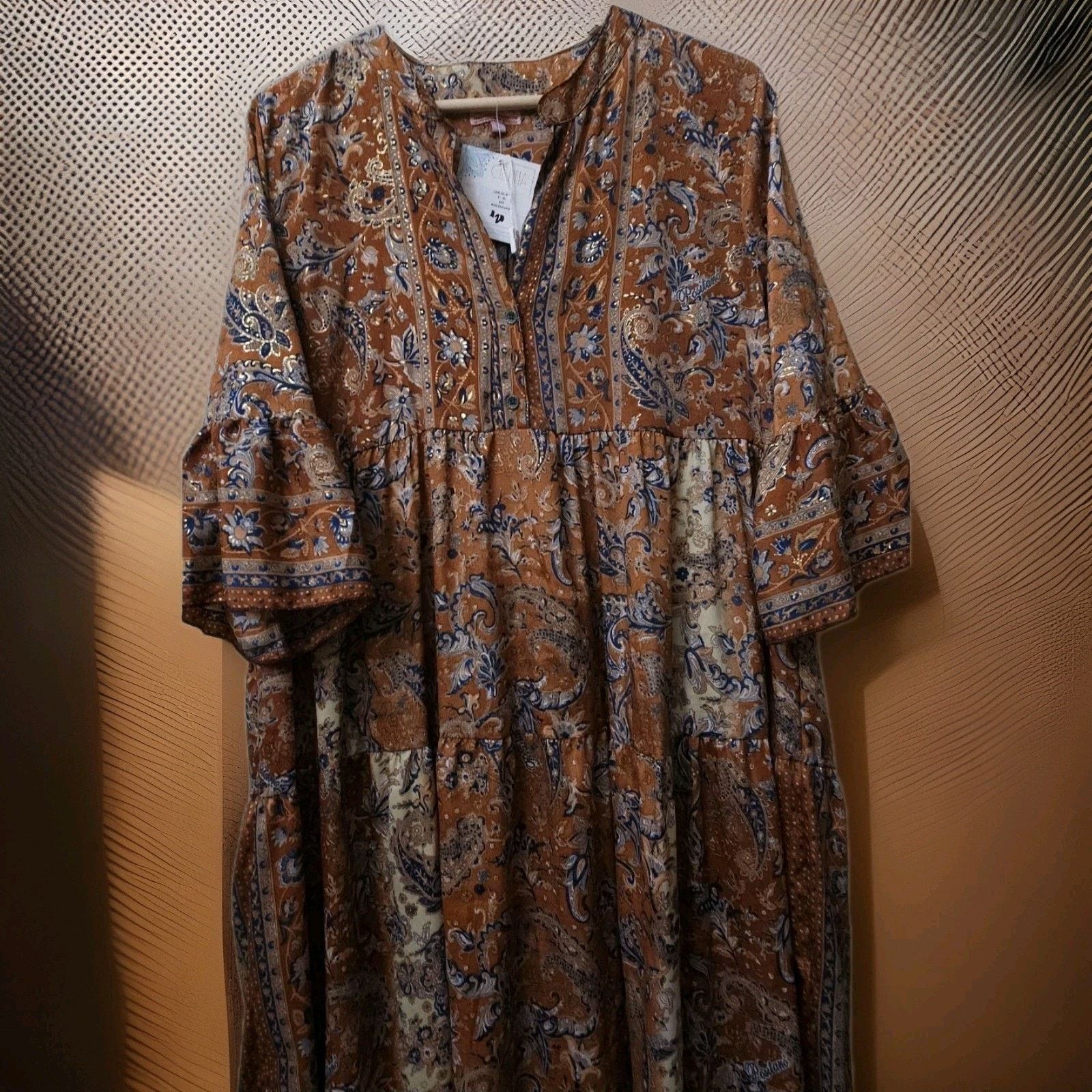 Other Cienna Rosa Silk Maxi Flowy Dress Size Small Size S / US 4 / IT 40 - 3 Thumbnail