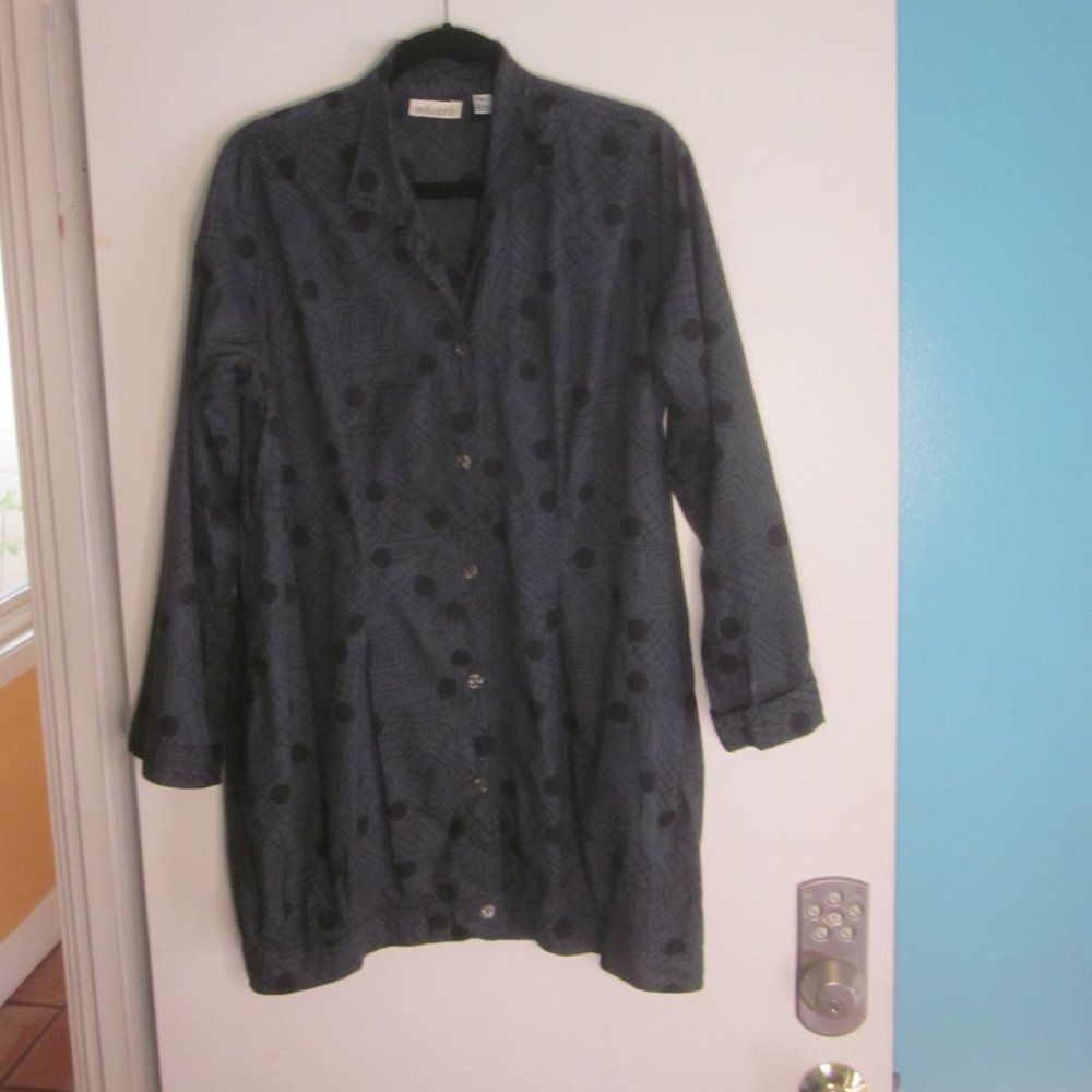 Eileen Fisher Adverb Cotton Tunic Dress M Oversized Size M / US 6-8 / IT 42-44 - 1 Thumbnail