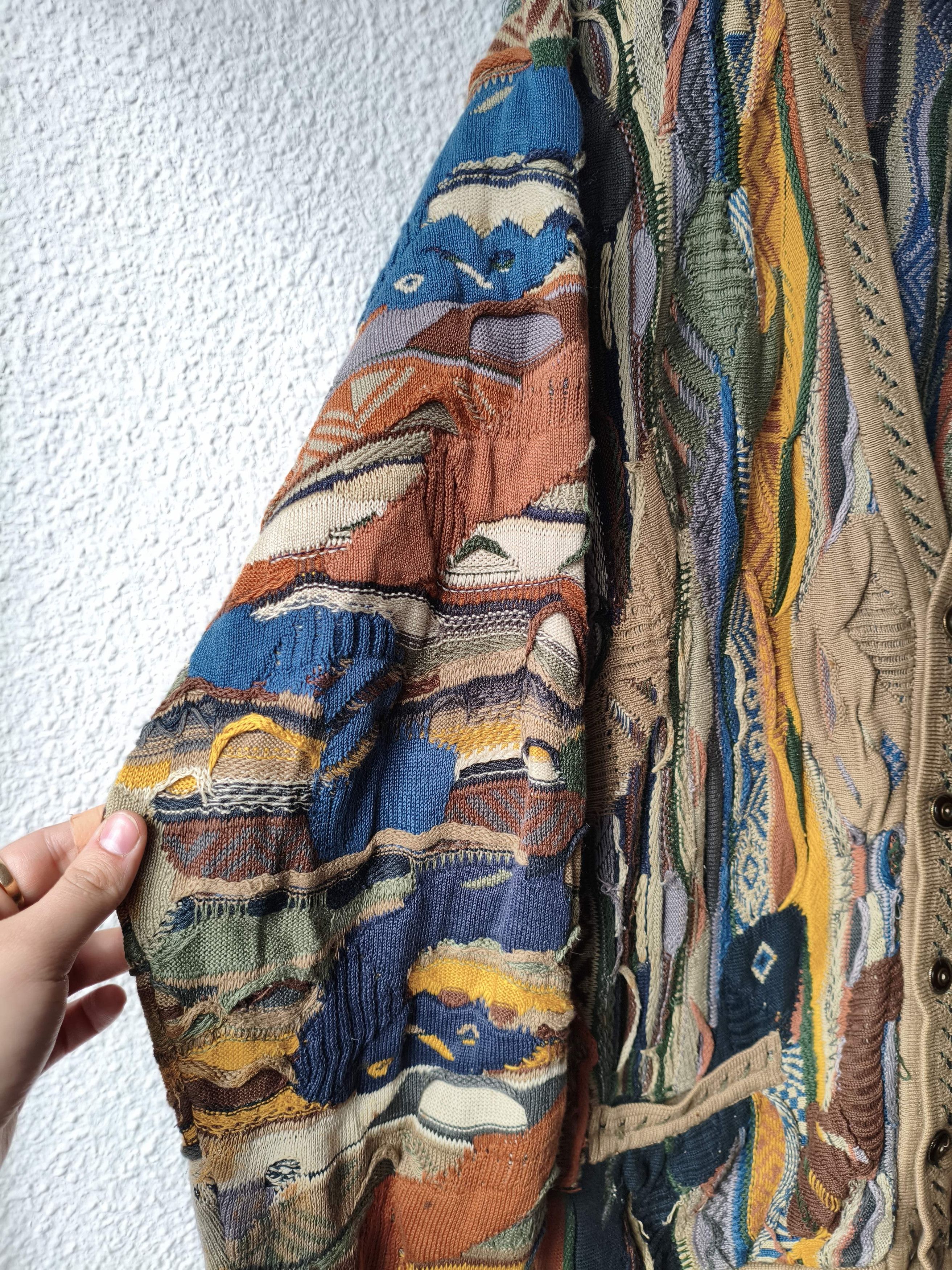 Coogi Vintage 90s COOGI Cardigan Mercerized Cotton Notorious Size US XL / EU 56 / 4 - 6 Thumbnail