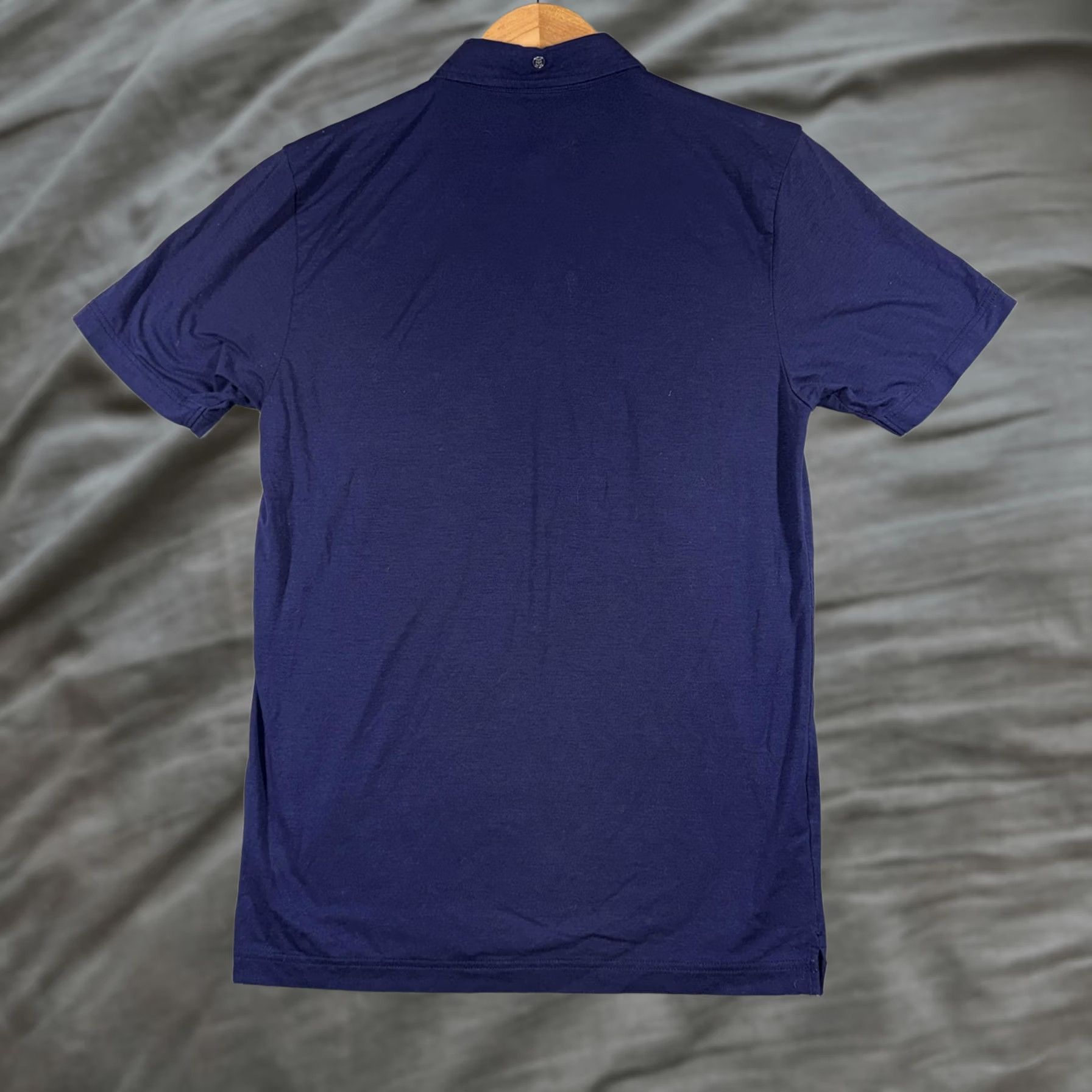 G/FORE G/FORE Polo Shirt Men L Blue Solid Double Pocket Golf Performance Shirt Activewear Size US L / EU 52-54 / 3 - 1 Thumbnail