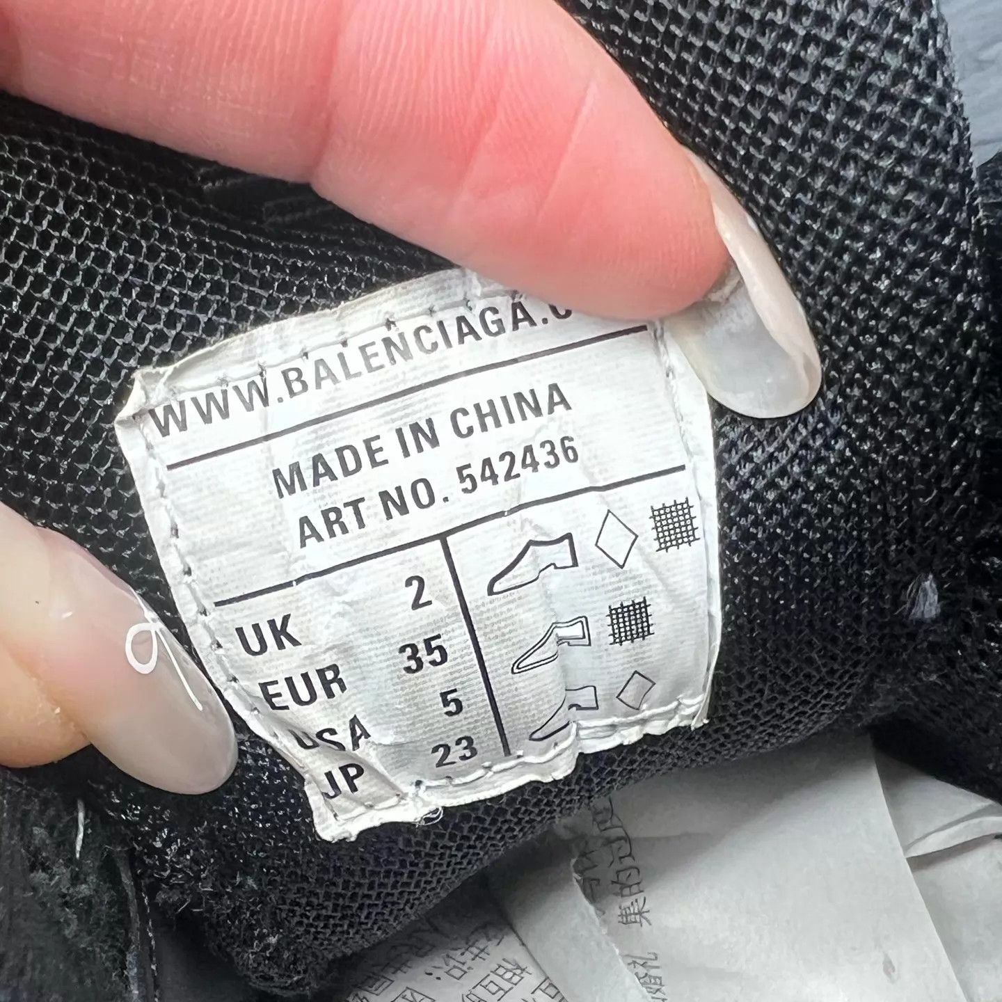 Balenciaga Balenciaga Track Black 35 Size US 4.5 / IT 34.5 - 8 Thumbnail