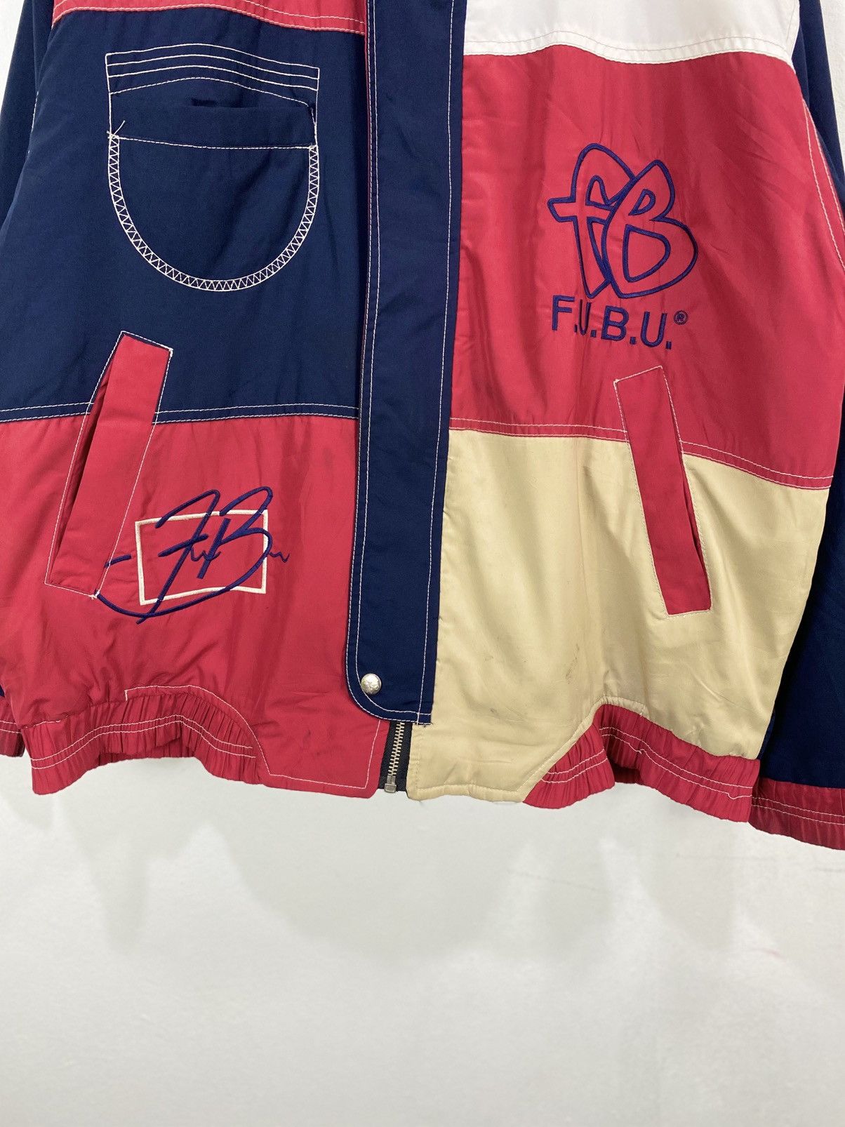 Fubu Fubu multicolor embroidery hip hop jacket Size US L / EU 52-54 / 3 - 9 Thumbnail