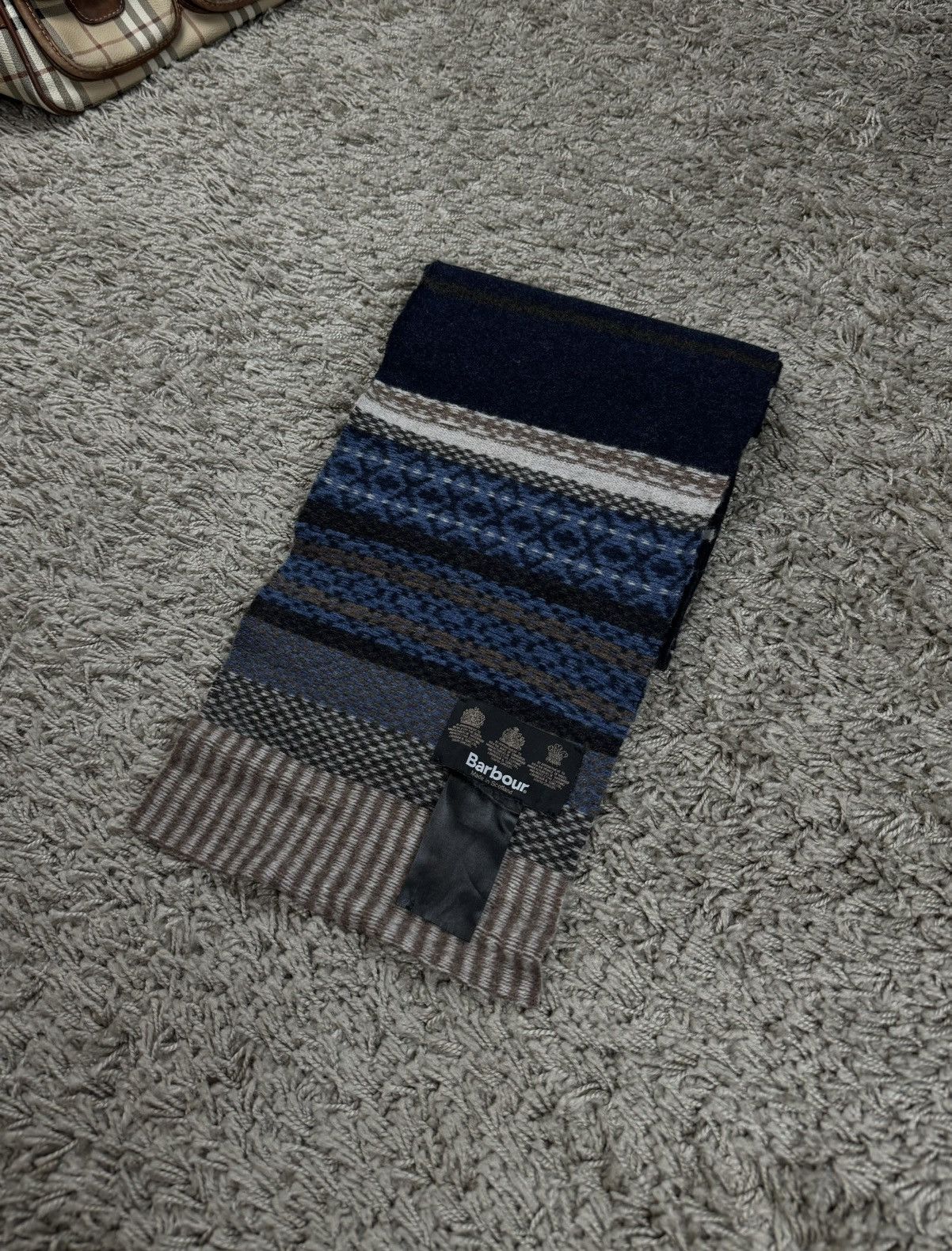 Barbour Wool scarf Barbour original casual luxury item Size ONE SIZE - 1 Thumbnail