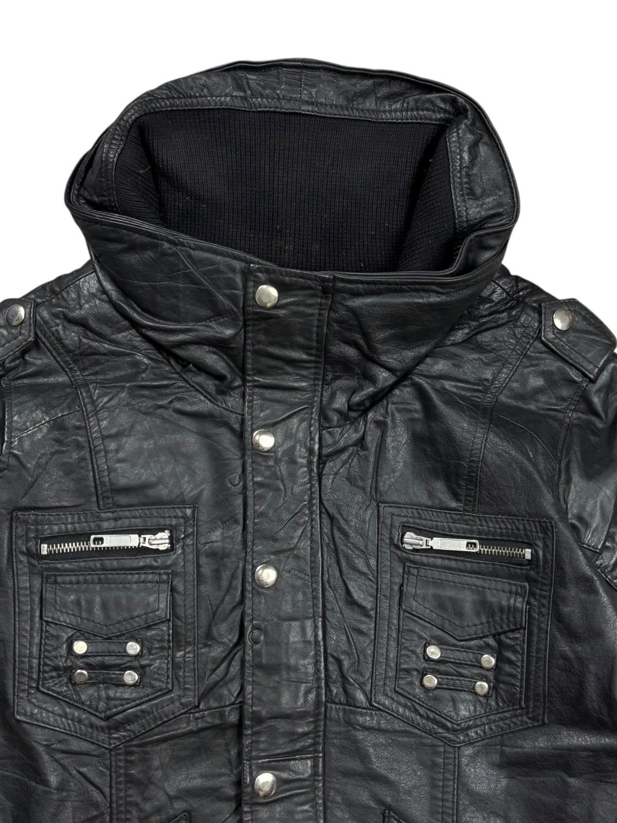 Ekam 2000s Royal Sense - Apocalypse Style Leather Bono Jacket Size US M / EU 48-50 / 2 - 8 Thumbnail