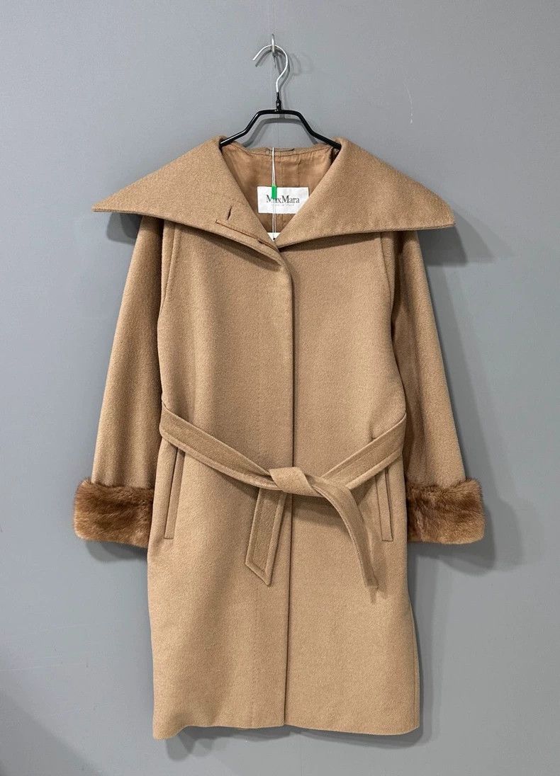 Max Mara Max Mara Pure camel hair coat Size M / US 6-8 / IT 42-44 - 1 Thumbnail