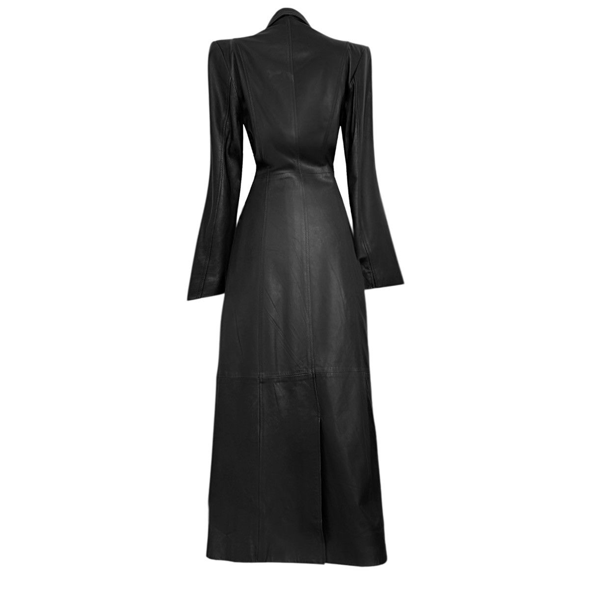 Vintage Iconic super long matrix leather coat Size M / US 6-8 / IT 42-44 - 4 Thumbnail