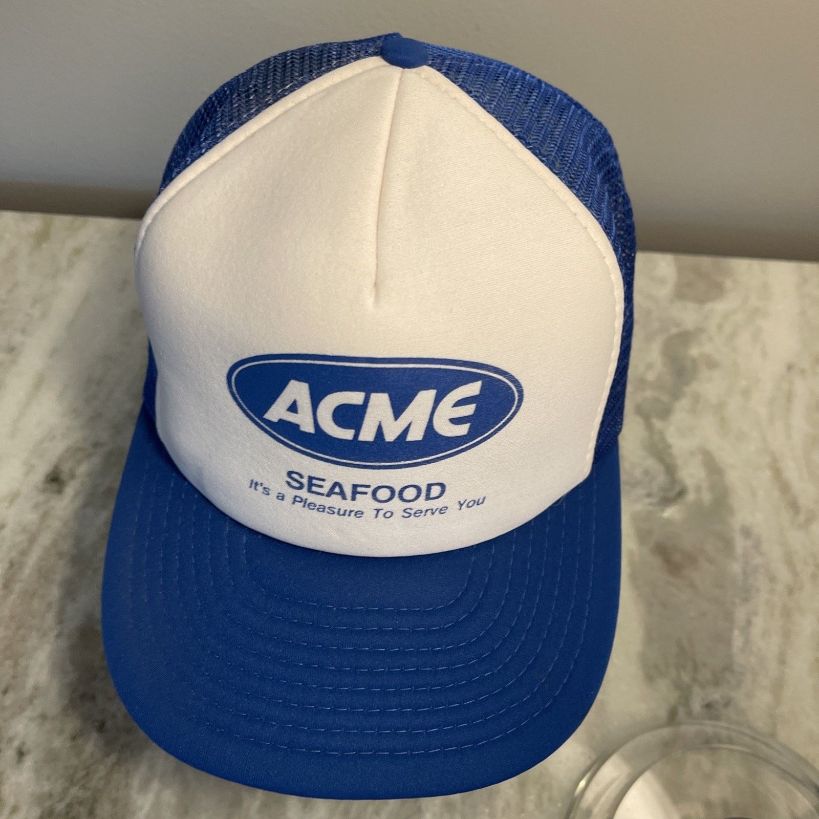 Vintage Vintage 1980’s Trucker Hat Snapback ACME Food Seafood Rare 3 Size ONE SIZE - 4 Thumbnail