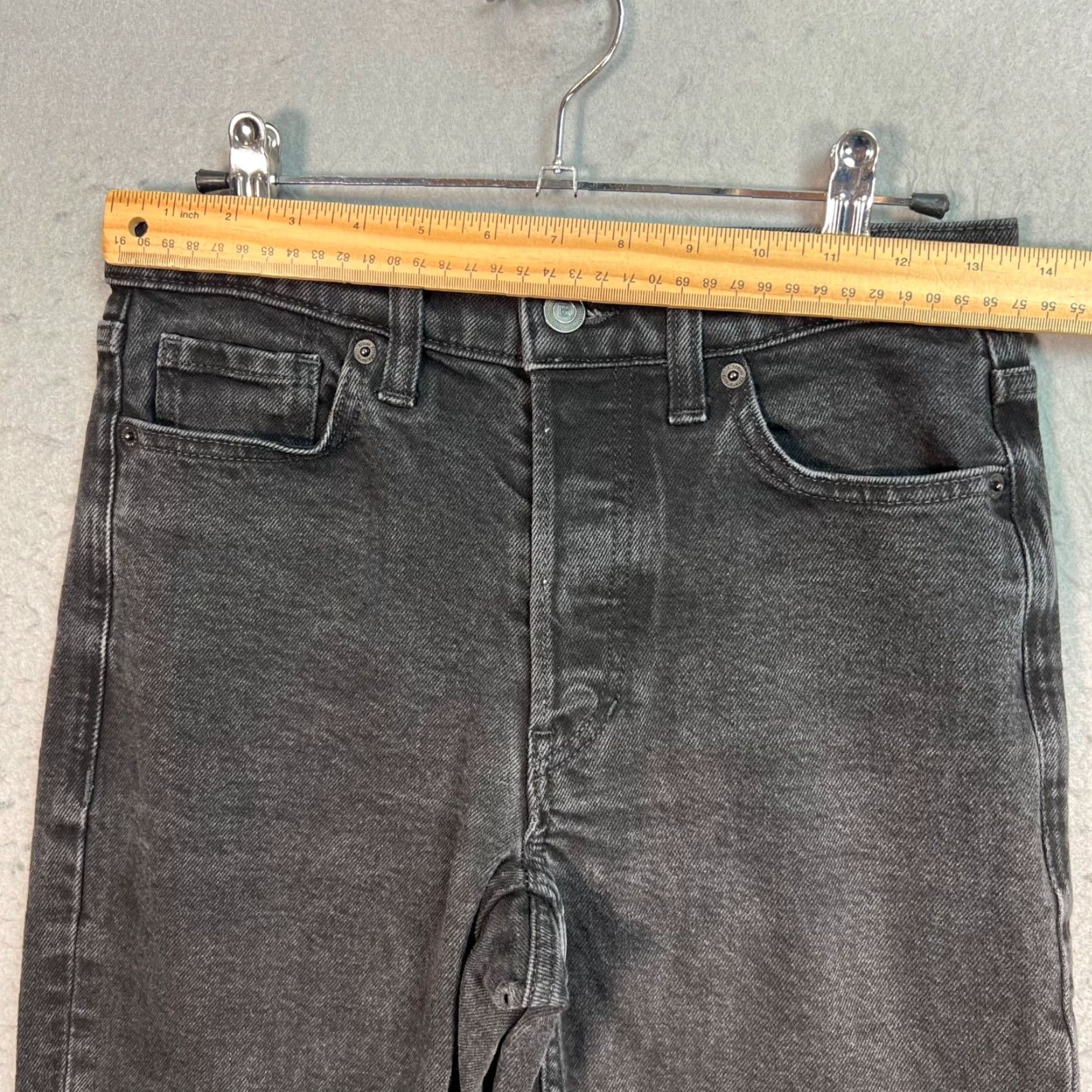 Banana Republic Banana Republic Womens High-Waisted Skinny Jeans Size 26 Black Denim Size 26" / US 2 / IT 38 - 5 Thumbnail