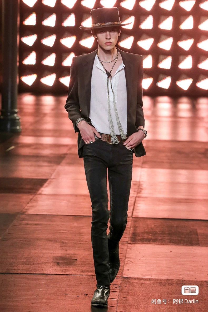 Saint Laurent Paris Saint Laurent Paris 15ss Runway Mr. X Crystal Righteousnes Size 52R - 6 Thumbnail