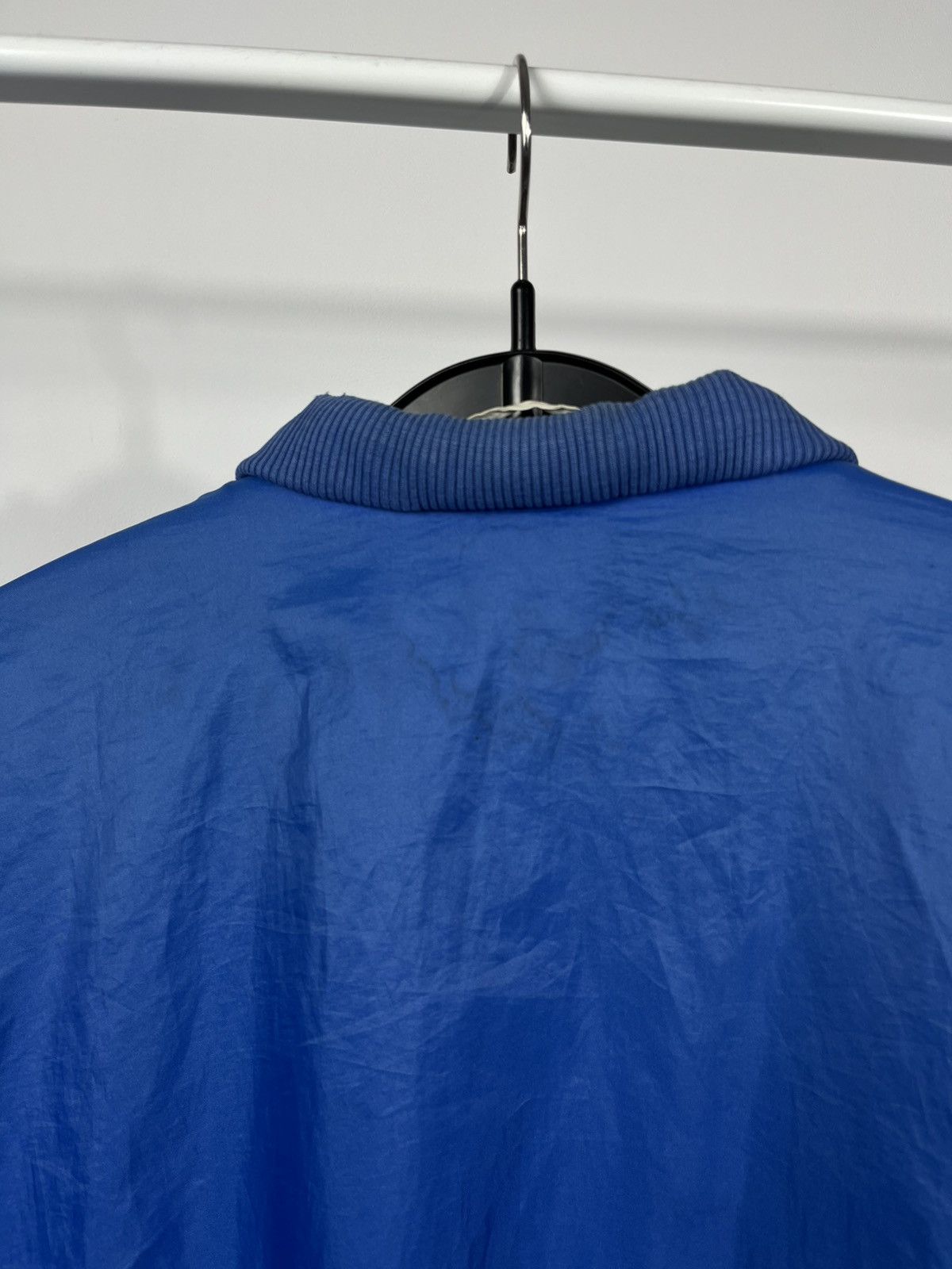 Lacoste Vintage Lacoste Bomber Jacket Blue Full Zip Made in France Size US XXL / EU 58 / 5 - 13 Thumbnail
