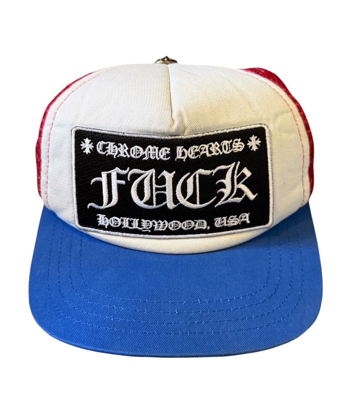 Chrome Hearts Blue & Red Trucker