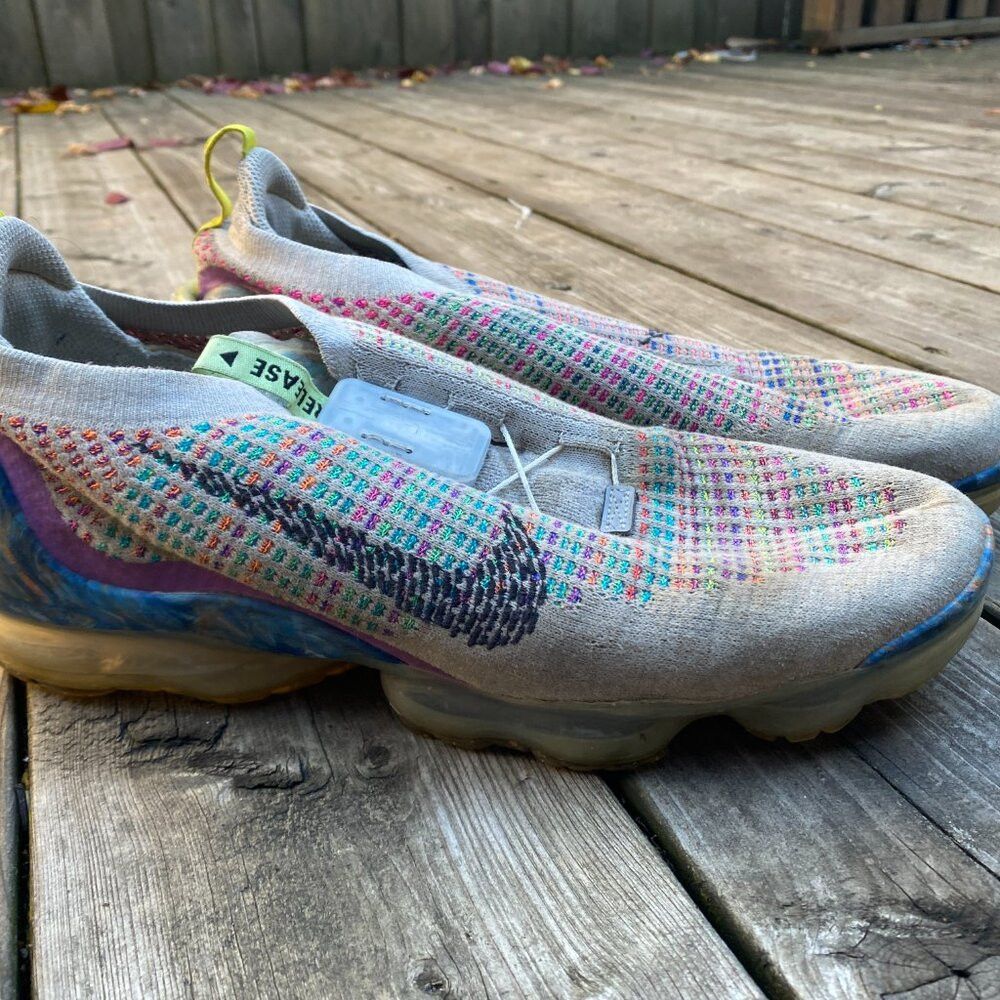 Nike Nike Air Vapormax 2020 Pure Platinum Self Lace Shoes Size 1 Size US 12 / EU 45 - 6 Thumbnail