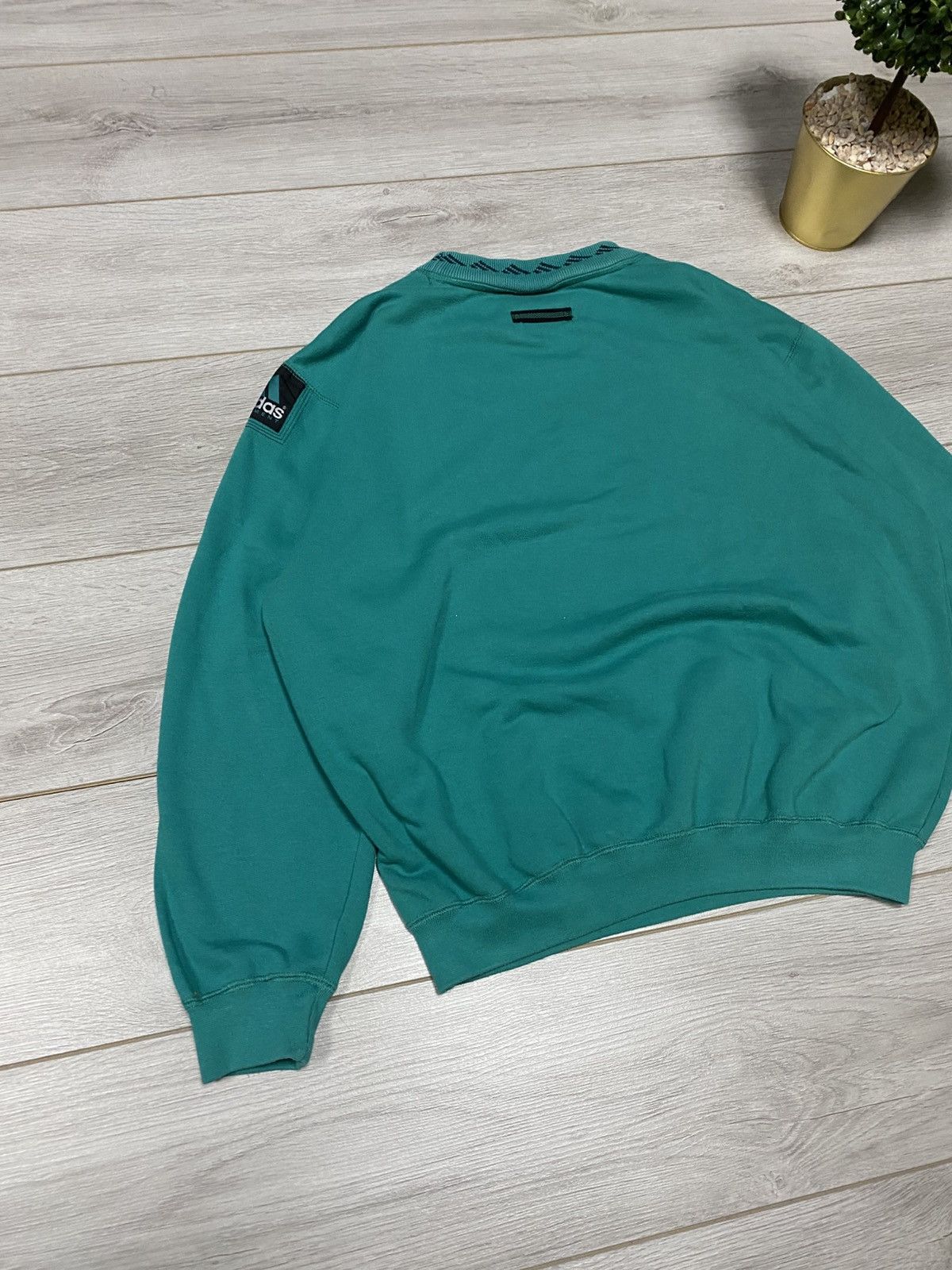 Adidas Adidas Equipment 90s monogram vintage sweatshirt big logo Size US M / EU 48-50 / 2 - 10 Thumbnail