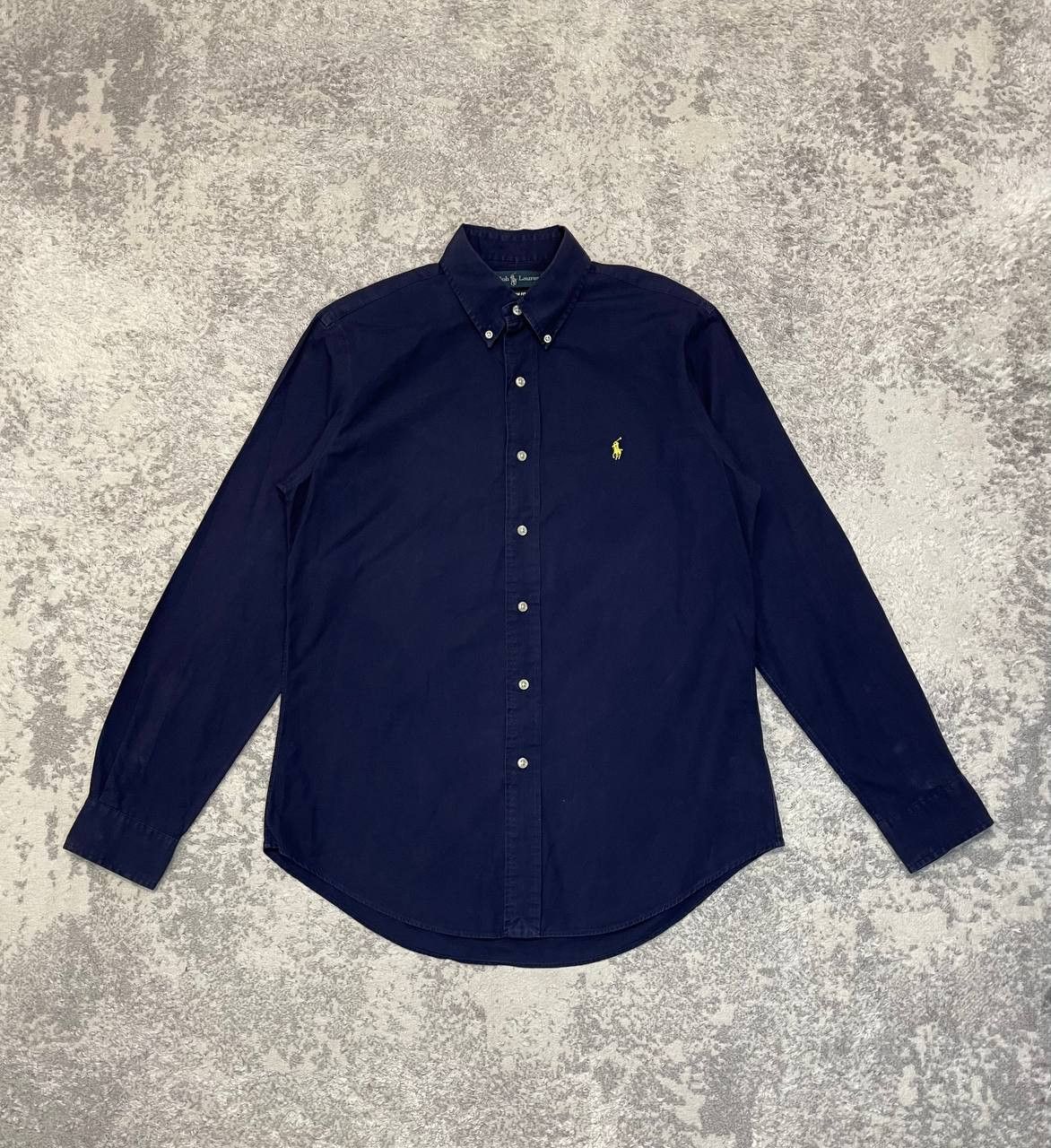 Ralph Lauren Vintage Ralph Lauren Shirt Custom Fit Navy Blue Men’s Size US M / EU 48-50 / 2 - 1 Thumbnail