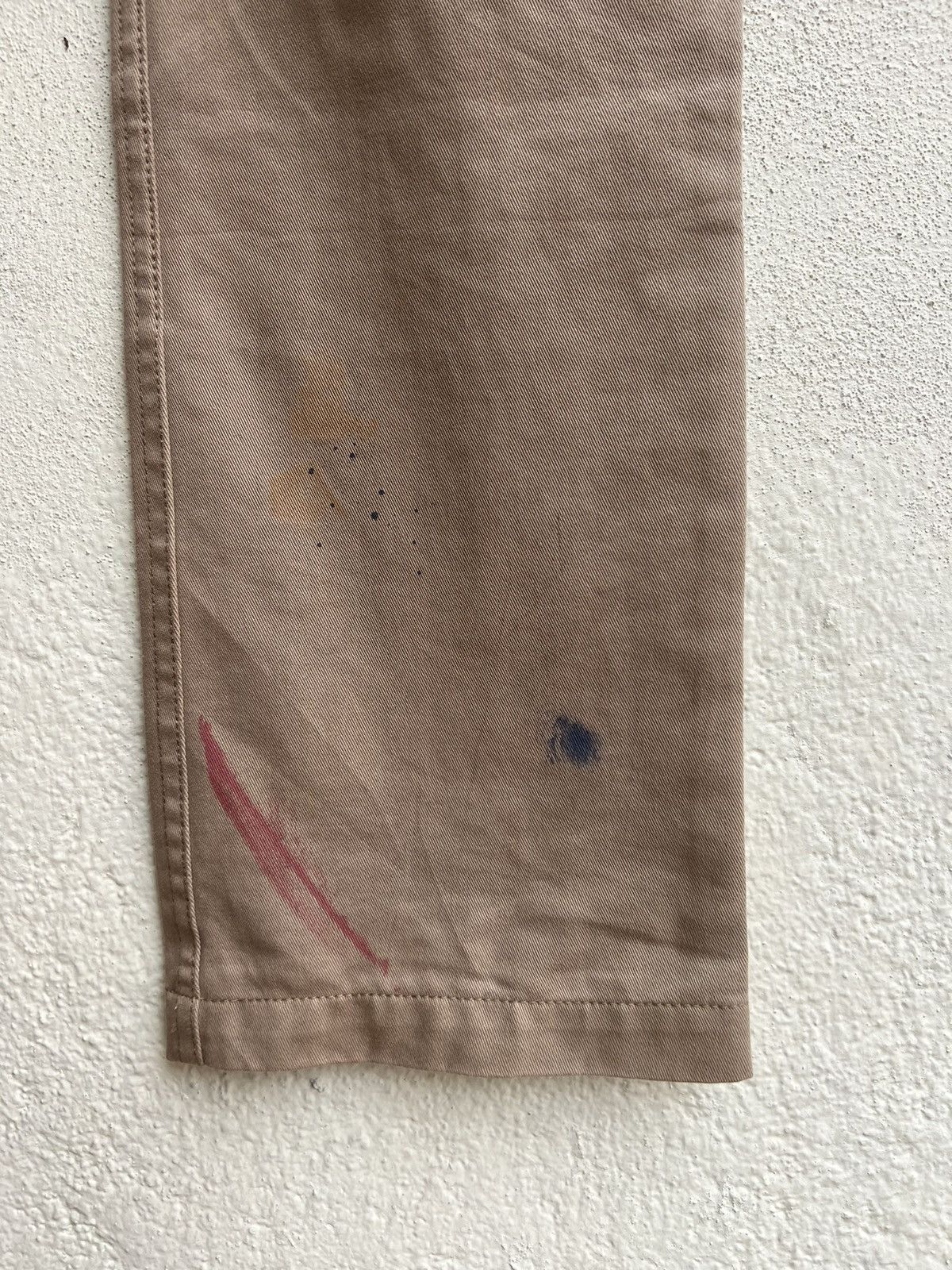 Vintage Bonds & Peace Japan Painter Khaki Flare Chinos Pant Size US 30 / EU 46 - 9 Thumbnail