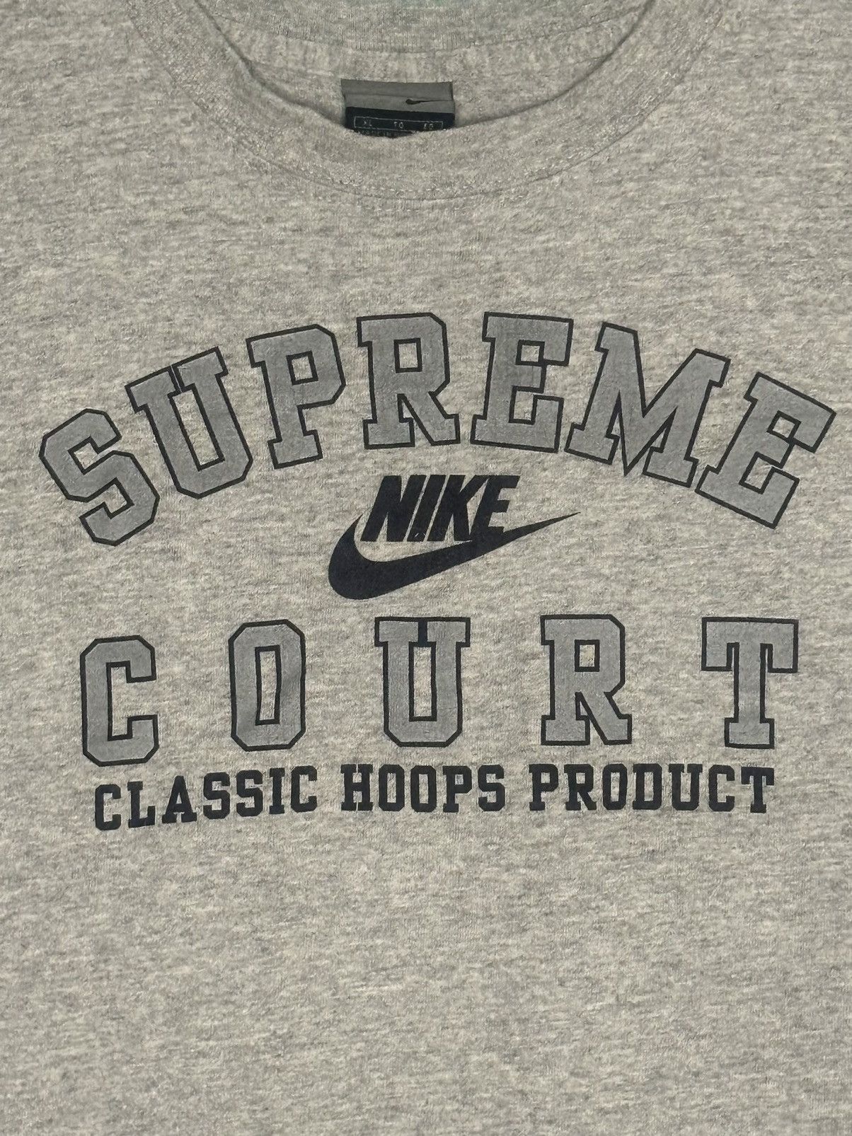 Nike × Vintage Vintage Nike Supreme Court T-Shirt Size US XL / EU 56 / 4 - 3 Thumbnail