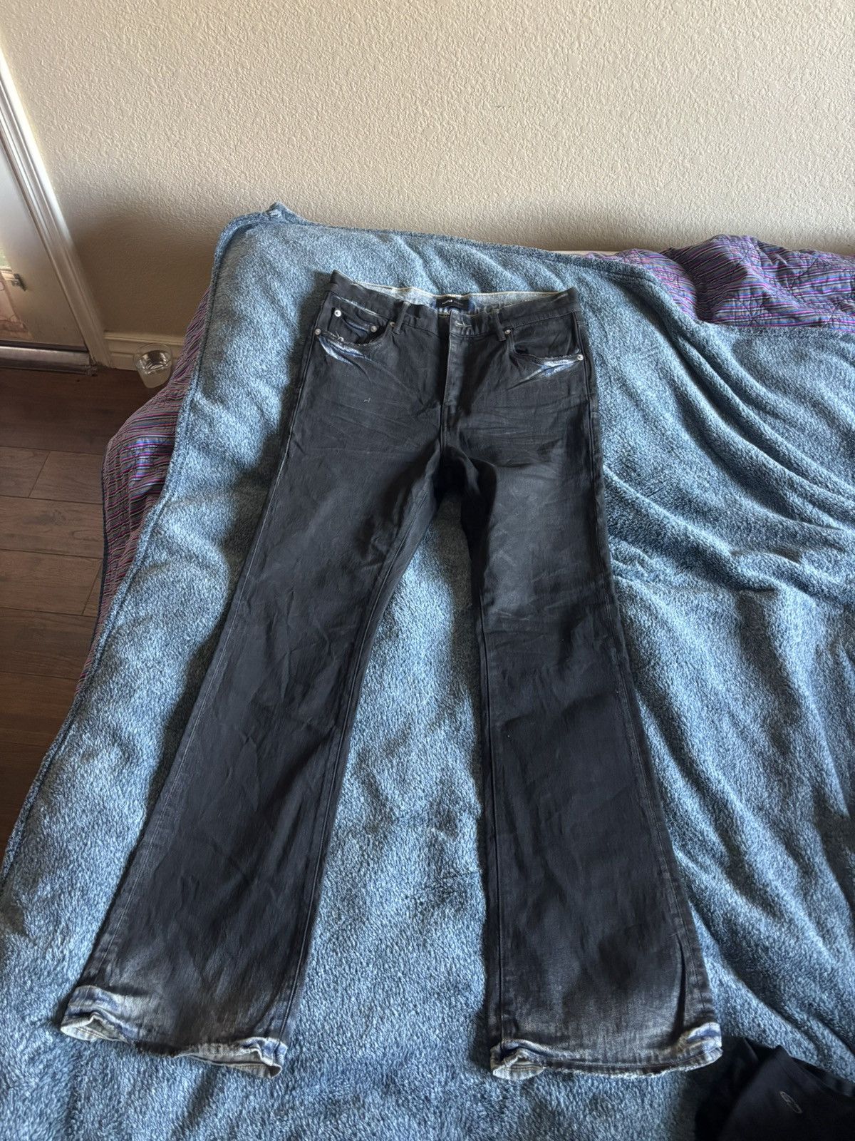 Purple Brand Purple flared dark wash denim Size US 32 / EU 48 - 1 Thumbnail