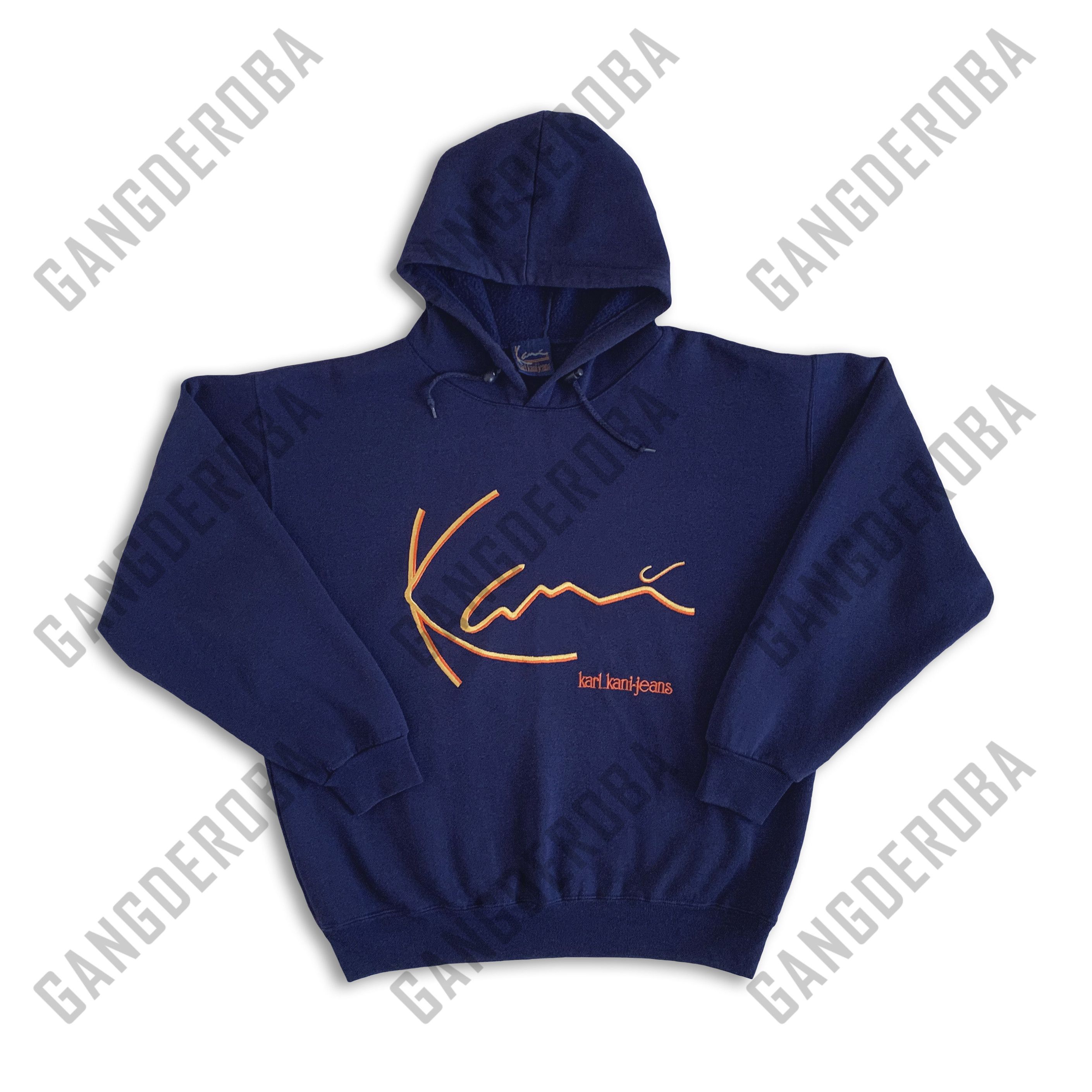 Karl Kani RARE Vintage 90s KARL KANI Hoodie Sweatshirt 2pac Tupac Navy Size US M / EU 48-50 / 2 - 2 Thumbnail