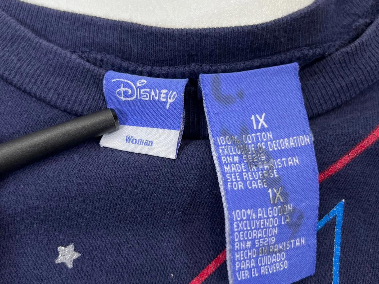 Disney Disney Eeyore Red, White & Oh So Blue T-Shirt - Women's 1X Size XL / US 12-14 / IT 48-50 - 3 Thumbnail