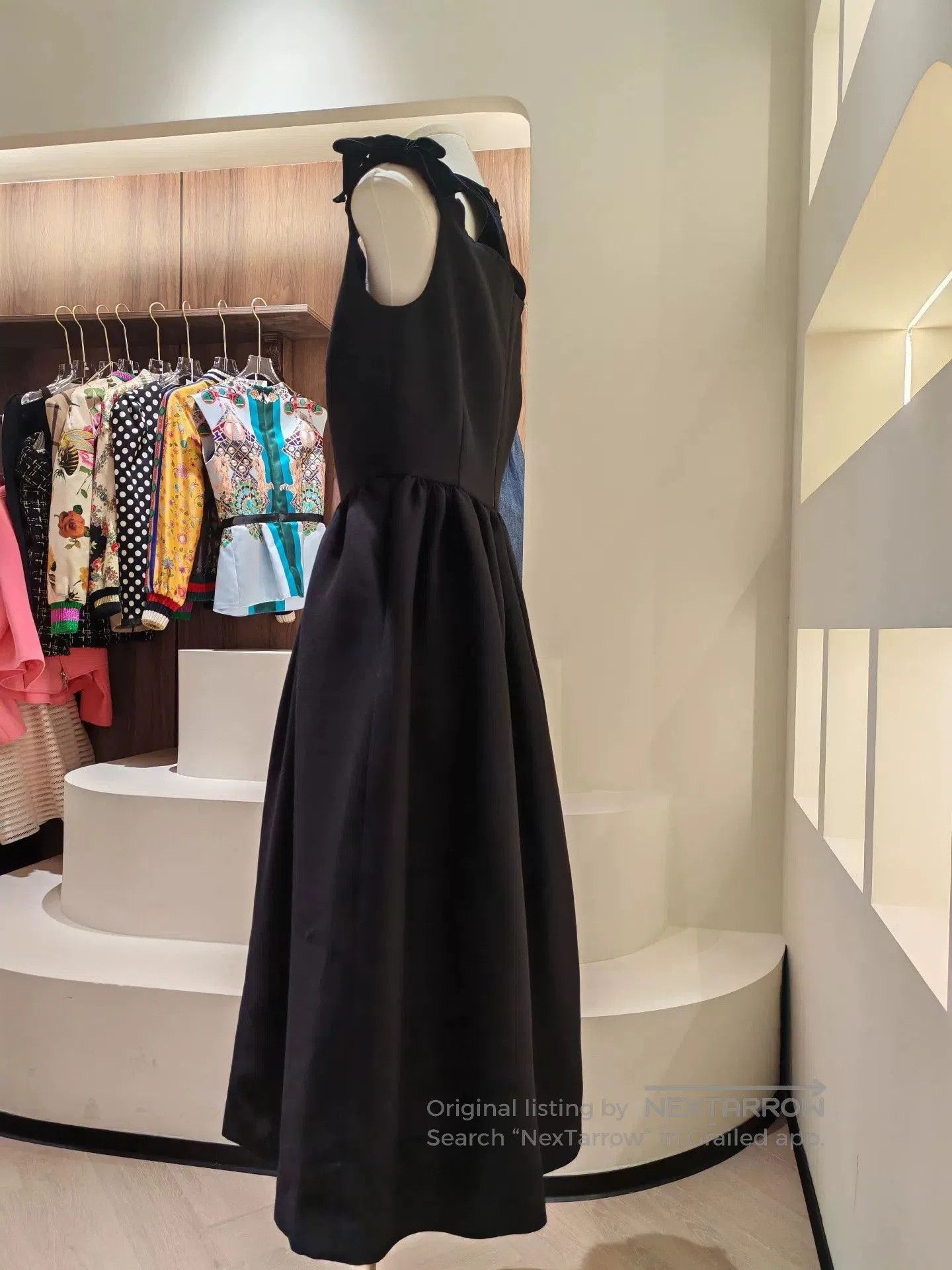 Fendi Fendi Black Off-Shoulder Bow Dress. Size S / US 4 / IT 40 - 2 Thumbnail