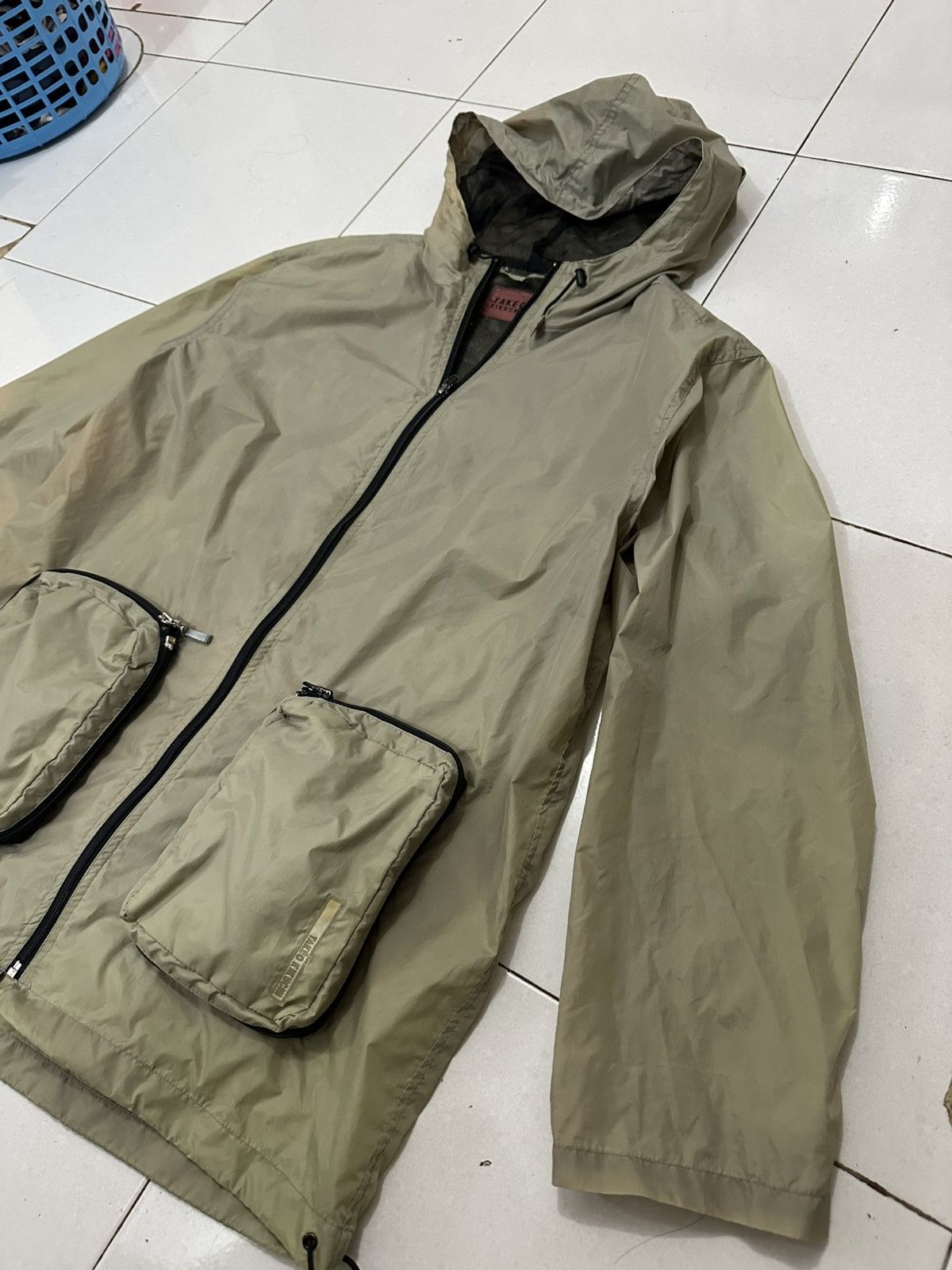 Japanese Brand VTG Distress Takeo Kikuchi Pocket Jacket Size US XL / EU 56 / 4 - 7 Thumbnail