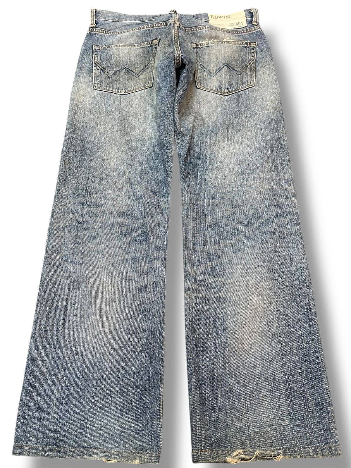 Edwin × Japanese Brand Vintage Edwin XV-S Baggy Distressed Denim Size US 32 / EU 48 - 5 Thumbnail