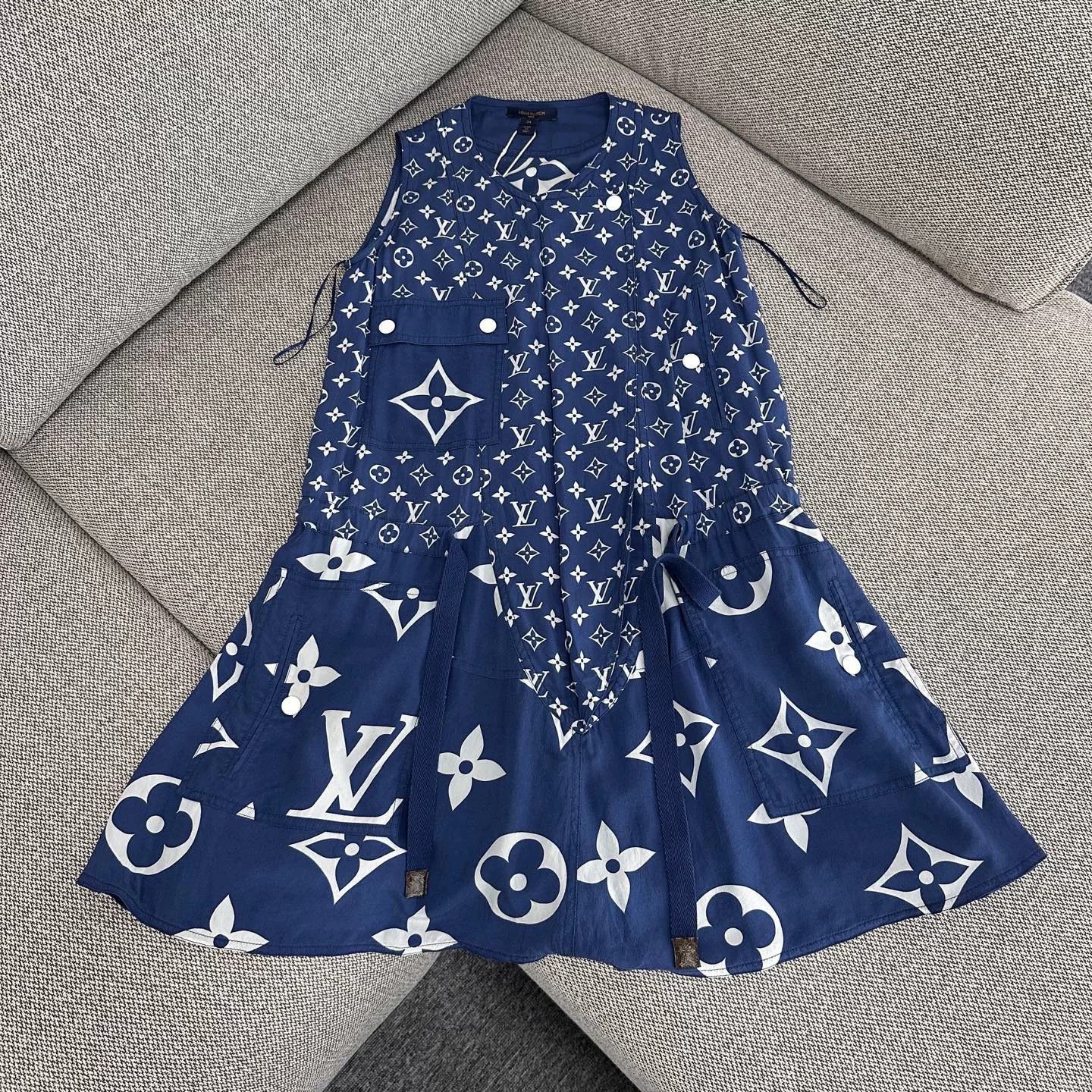 Louis Vuitton Louis Vuitton Sleeveless A-Line Dress Size US XS / EU 42 / 0 - 1 Thumbnail
