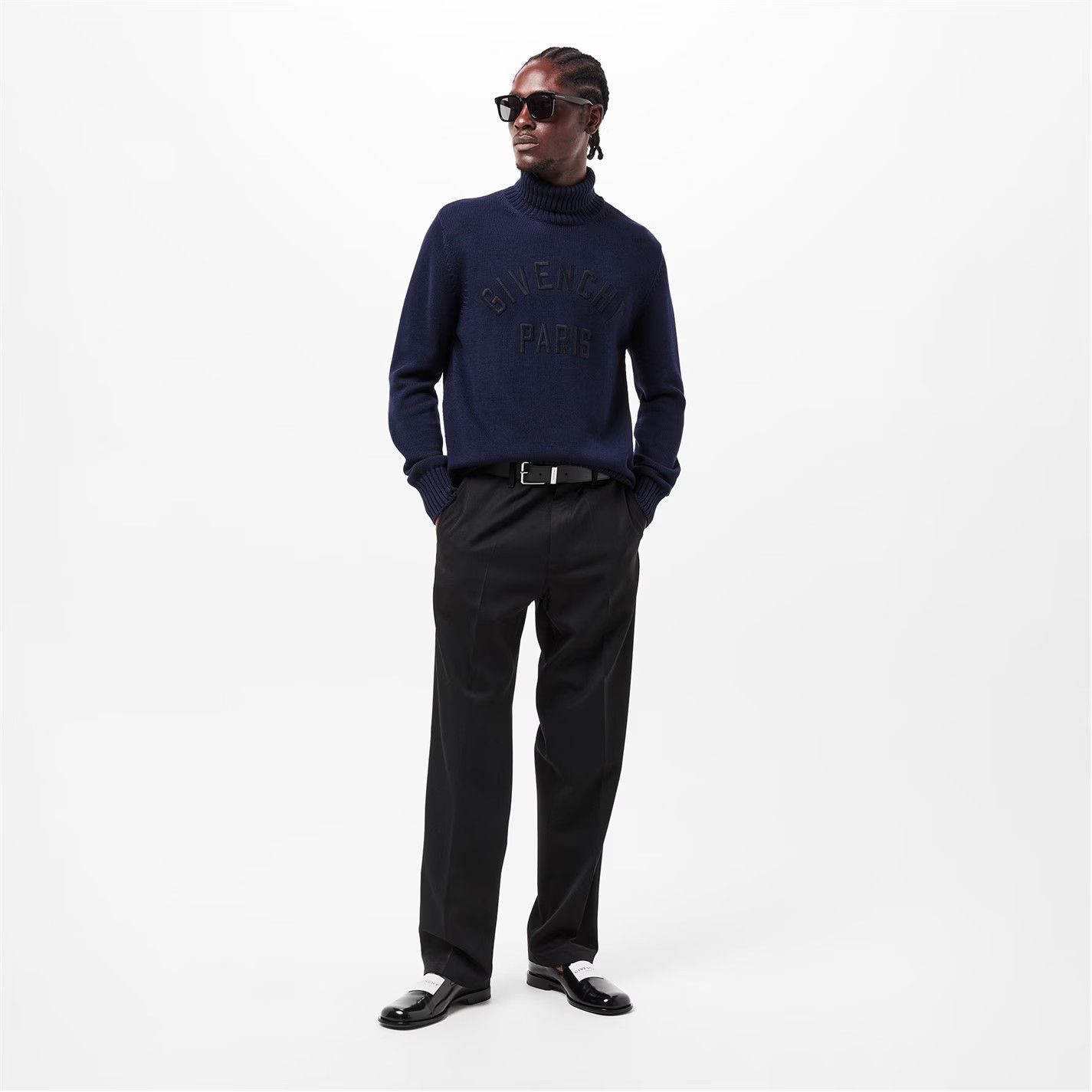 Givenchy o1g2r1mq0426 Crew Neck Jumper in Blue Size US XL / EU 56 / 4 - 6 Thumbnail