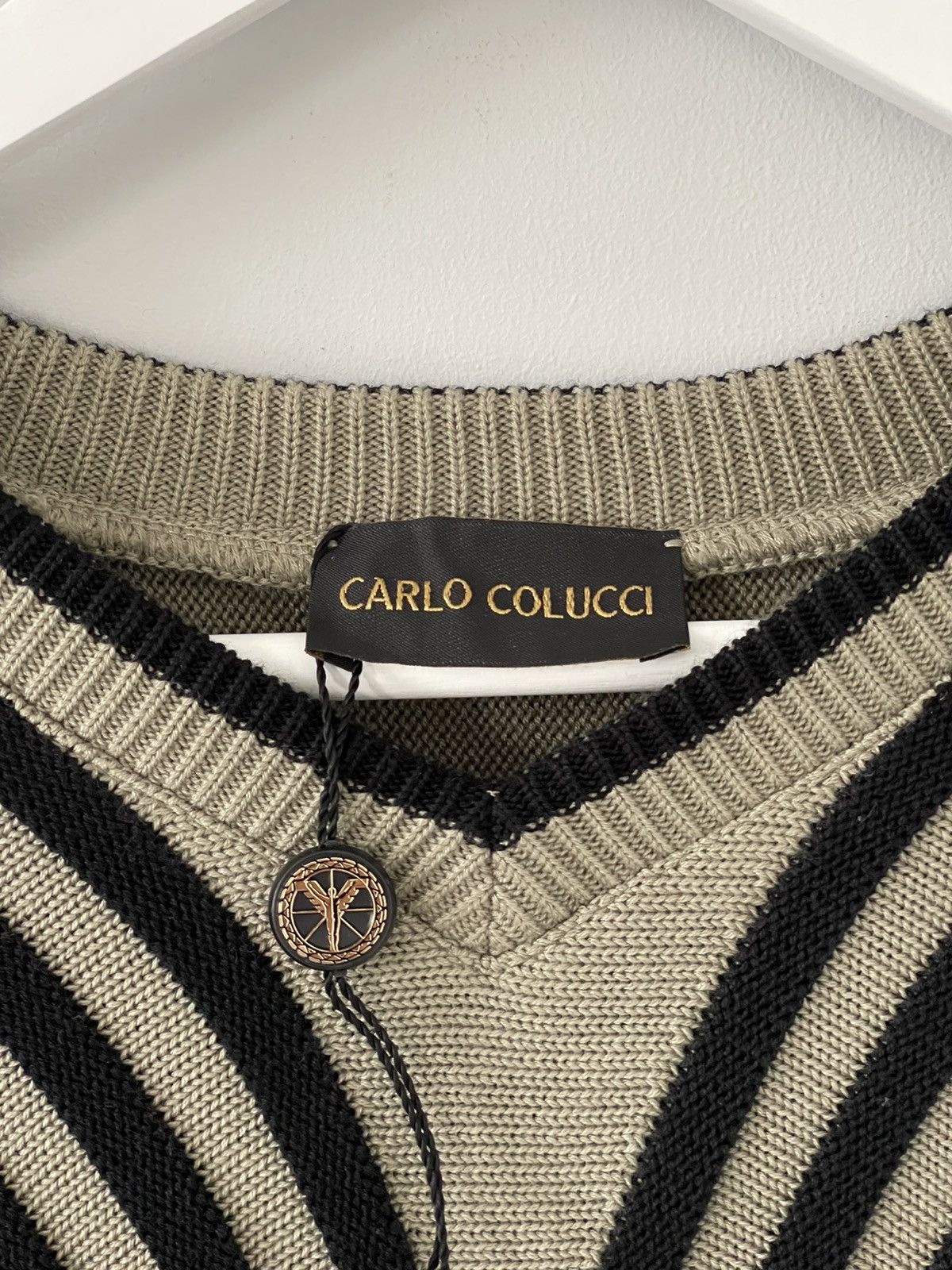 Carlo Colucci Carlo Colucci Abstract Geometric 3D Knit Sweater Jumper Size US XL / EU 56 / 4 - 7 Thumbnail