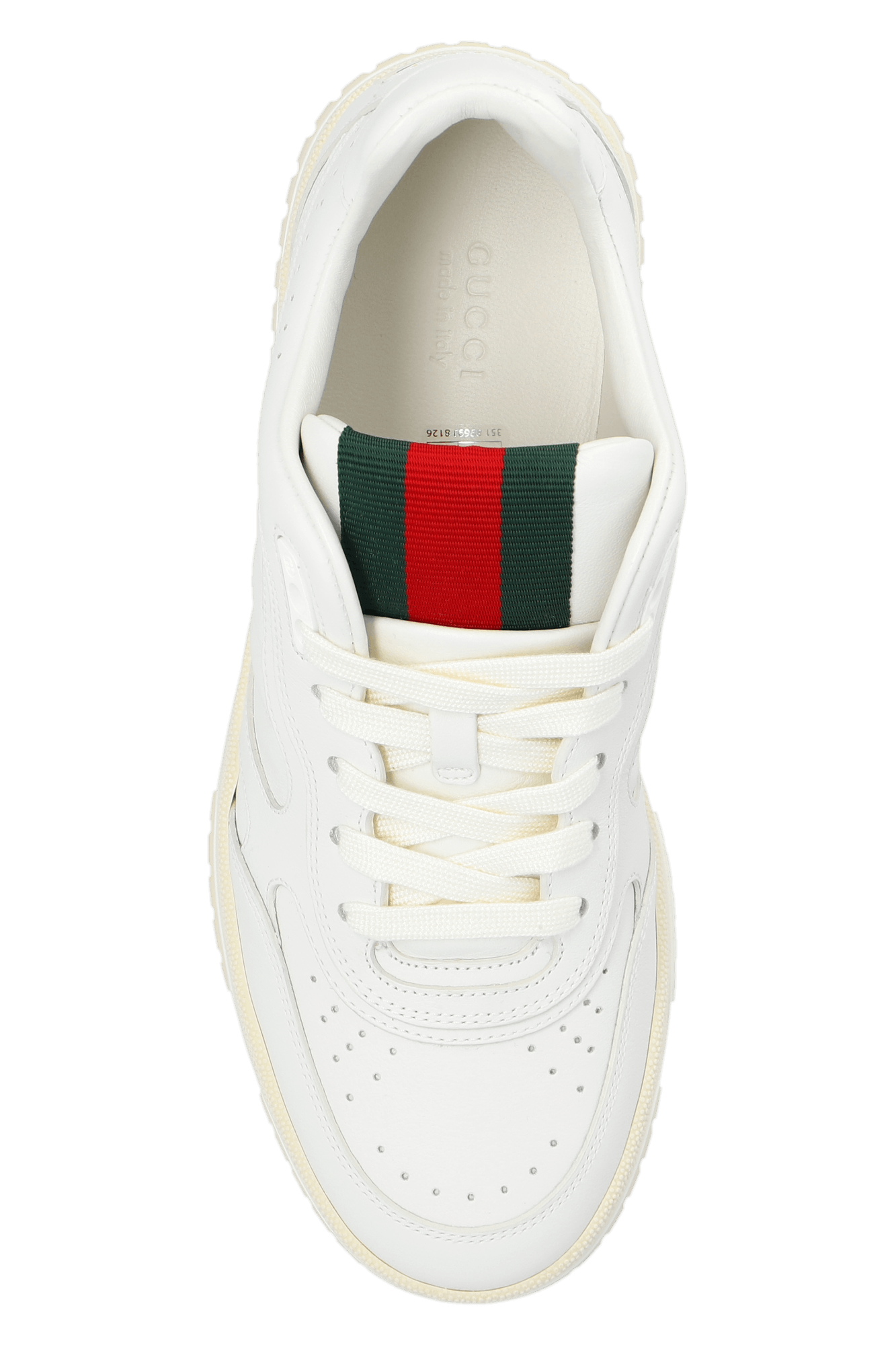 Gucci oc11z526 Women's Gucci Re-Web Sneakers in White Size US 10 / IT 40 - 6 Thumbnail