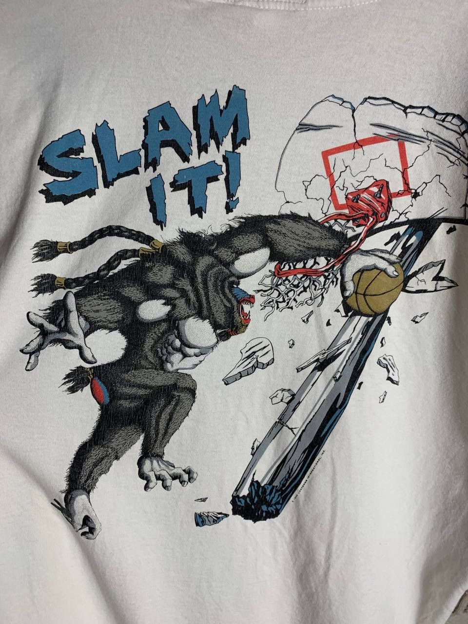 Cartoon Network VINTAGE SLAM IT NBA STREETBALL CANCUN MEXICO RETRO Y2K 90s Size US XXL / EU 58 / 5 - 10 Thumbnail