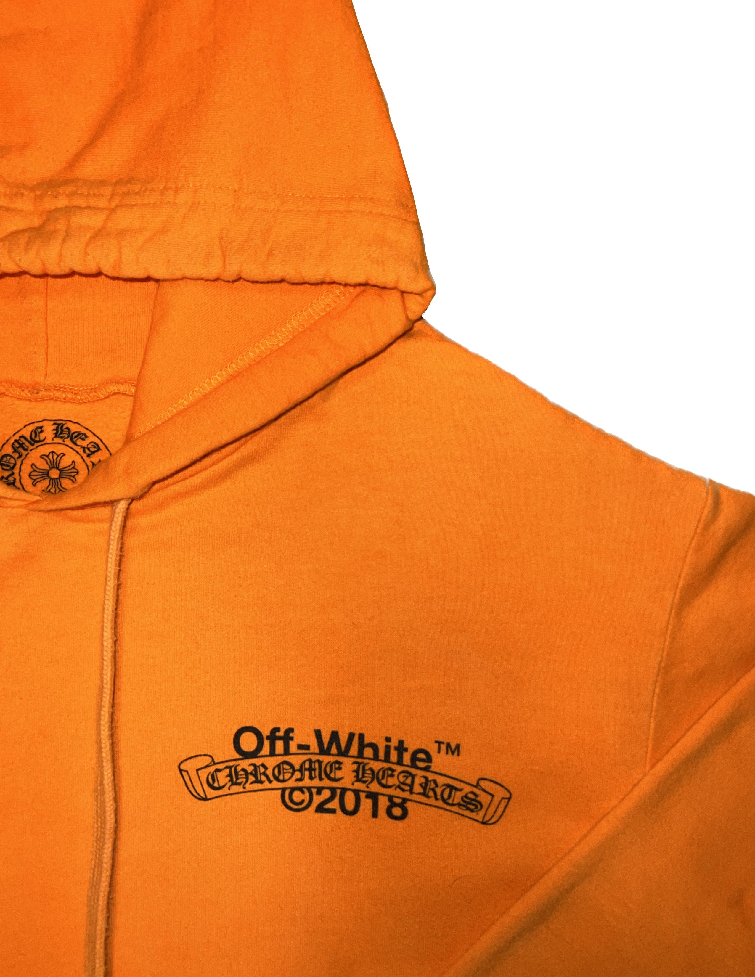 Off-White Chrome Hearts パーカー 2018 Lサイズ CHROME HEARTS クロムハーツ x Off-White 2018 Hoodie パーカー