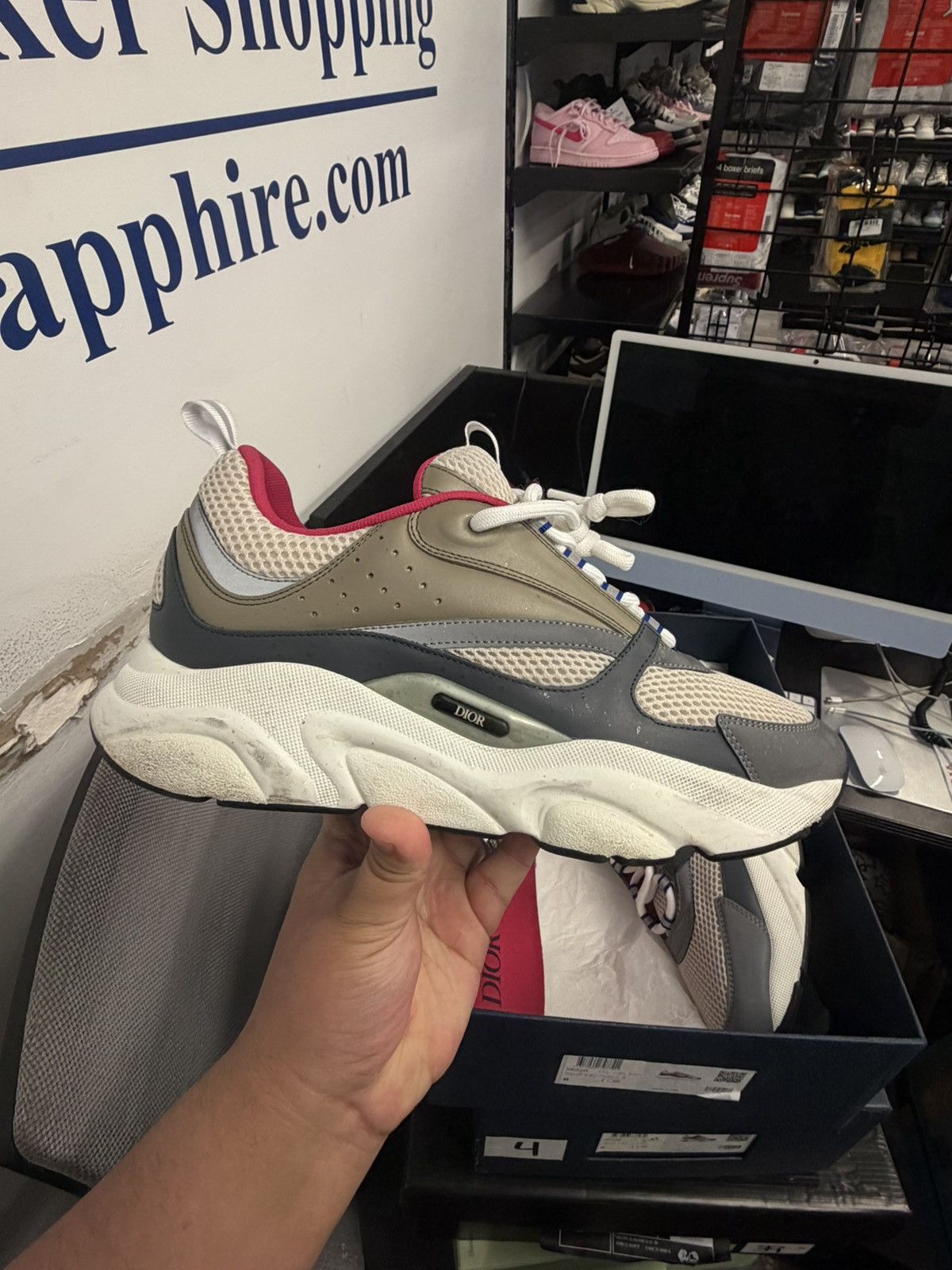 Dior Dior B22 Worn Size US 12 / EU 45 - 2 Thumbnail