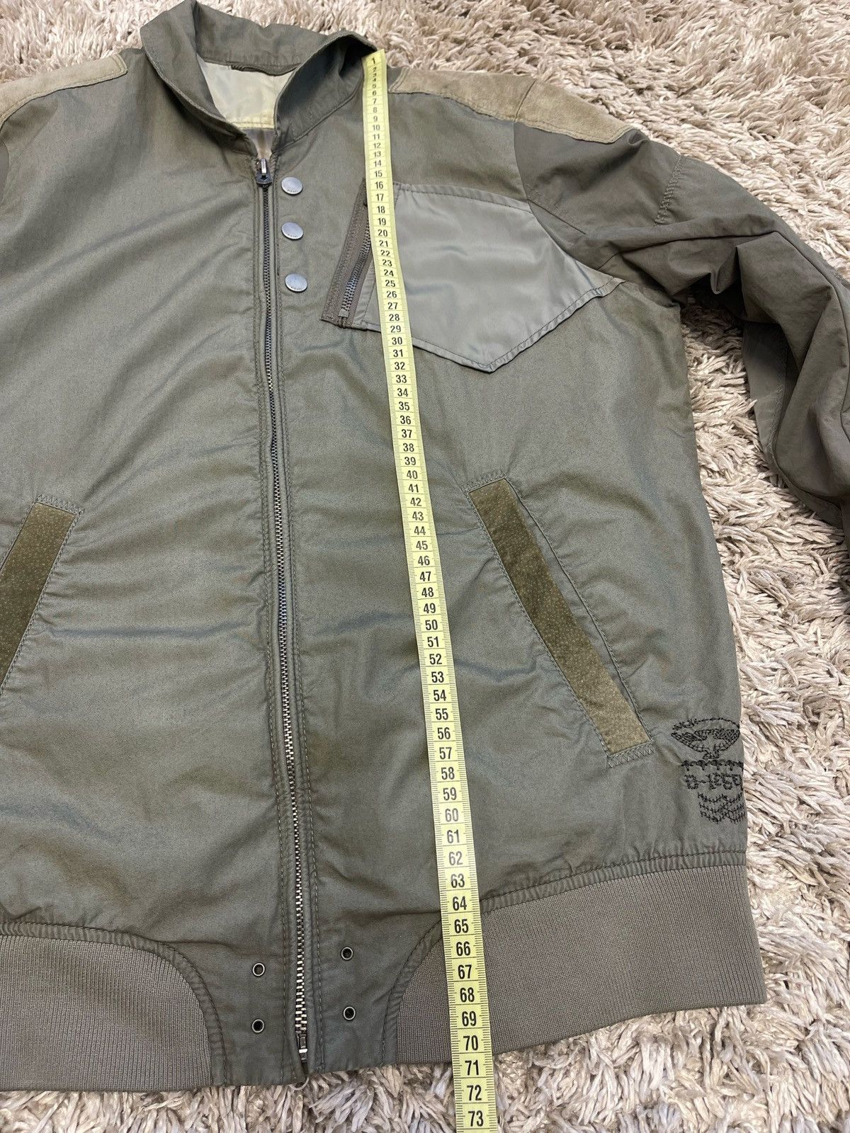 Diesel Diesel Military Nylon Bomber Jacket Green Multi-Pocket — M Size US M / EU 48-50 / 2 - 15 Thumbnail