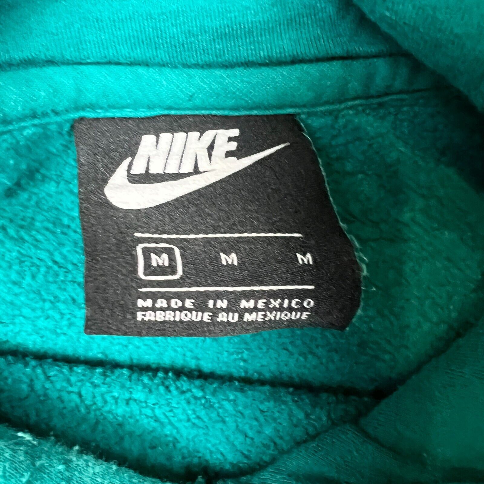 Nike × Vintage Nike Sportswear Hoodie Medium Swoosh Box Logo Fleece Hooded Size US M / EU 48-50 / 2 - 7 Thumbnail