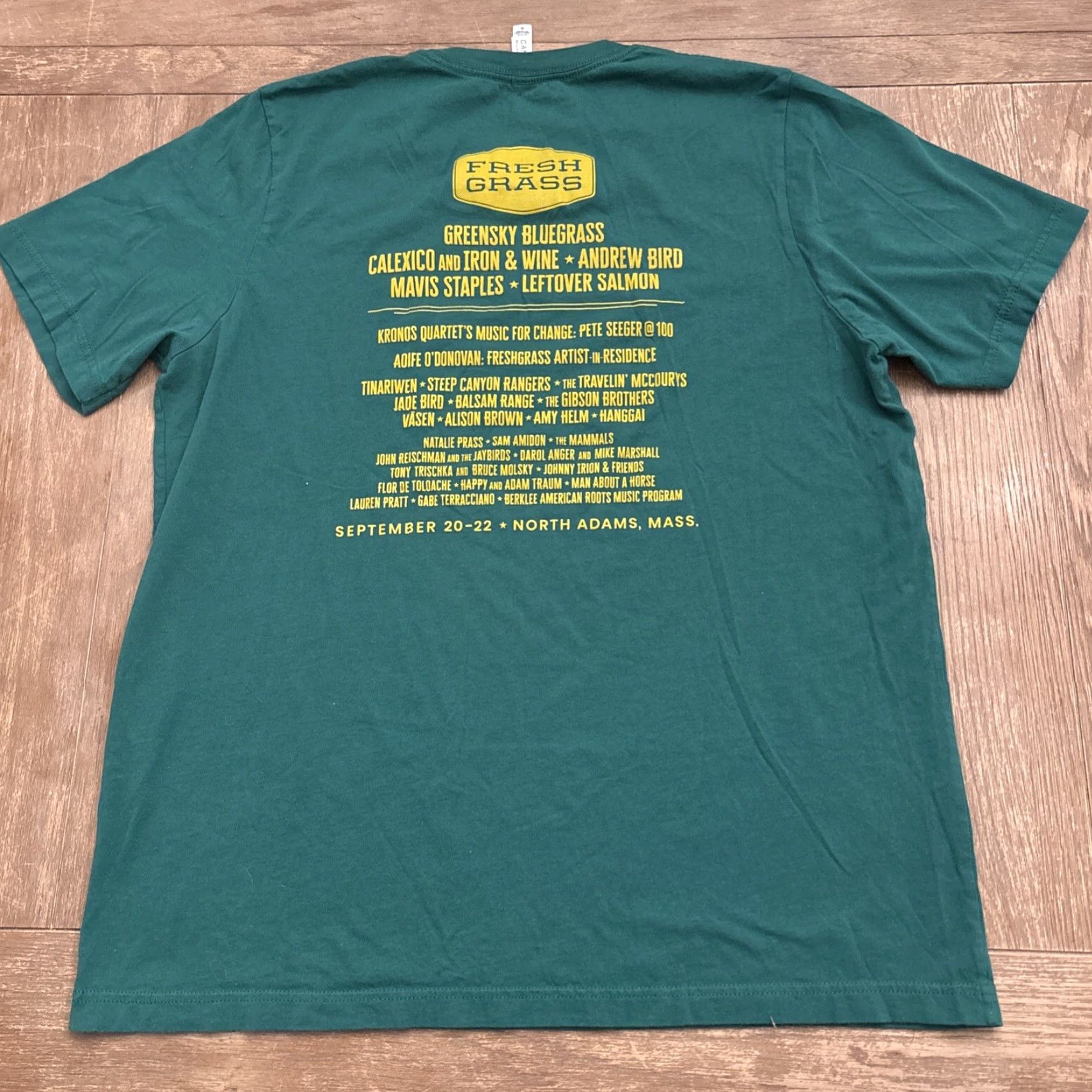 Vintage Fresh Grass Bluegrass Festival T-Shirt Green Size XL Mens - Bella + Canvas Music Event Size US XL / EU 56 / 4 - 4 Thumbnail