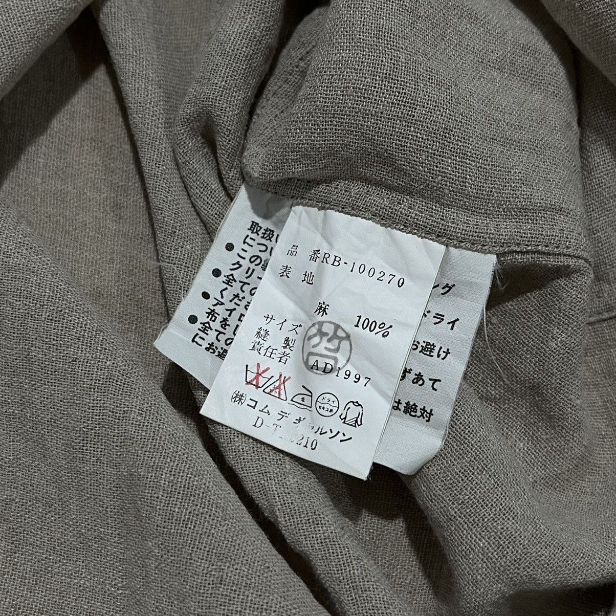 Comme des Garcons Vintage Commedesgarçons Linen shirt Size US L / EU 52-54 / 3 - 7 Thumbnail