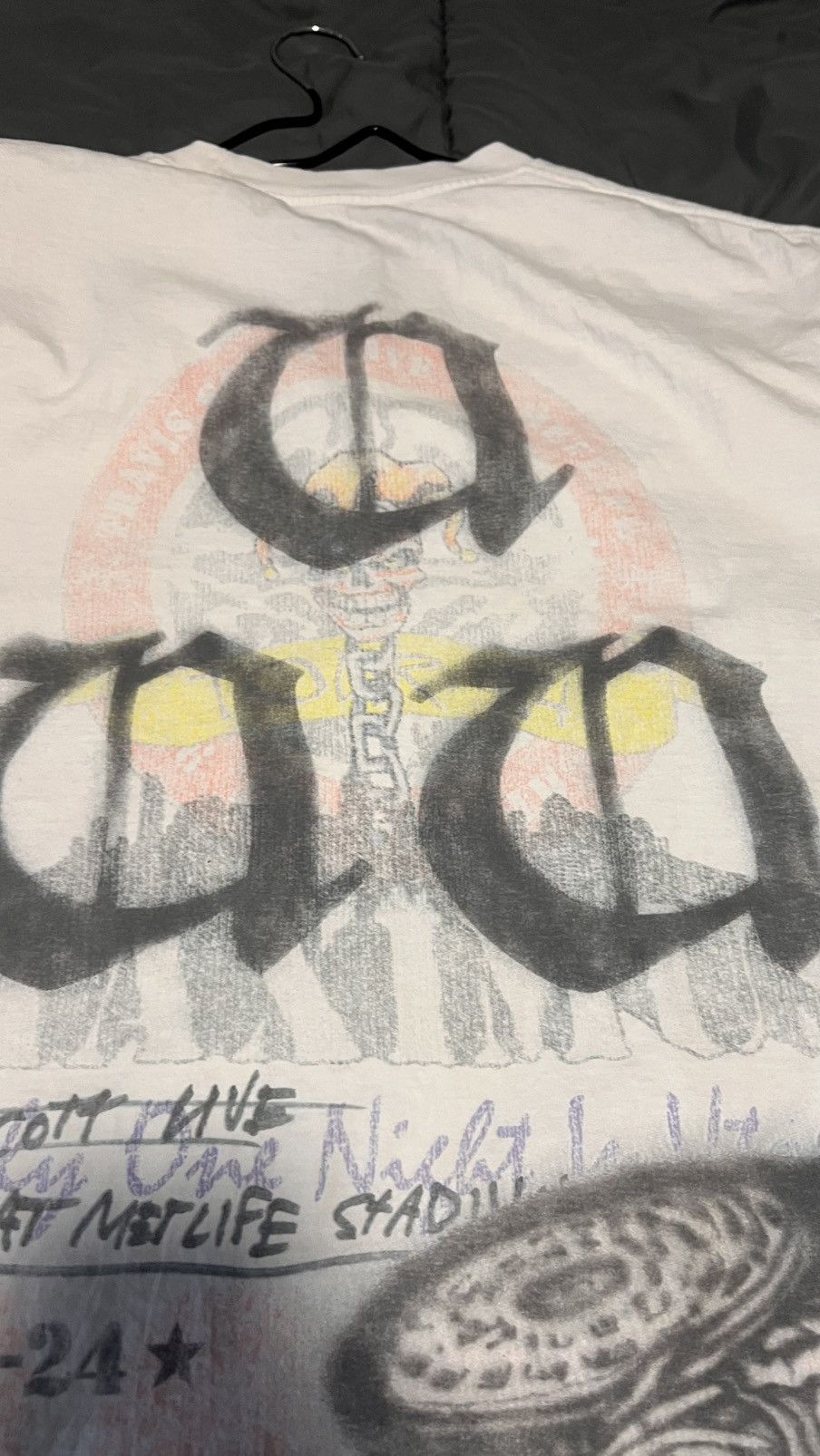 Travis Scott Travis Scott Limited Utopia Metlife/New York Show T Shirt Size US XL / EU 56 / 4 - 6 Thumbnail
