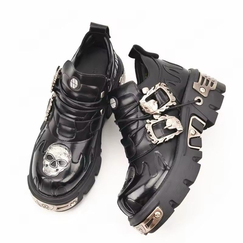 Japanese Brand Gothic Skull Boots Size US 9.5 / EU 42-43 - 5 Thumbnail