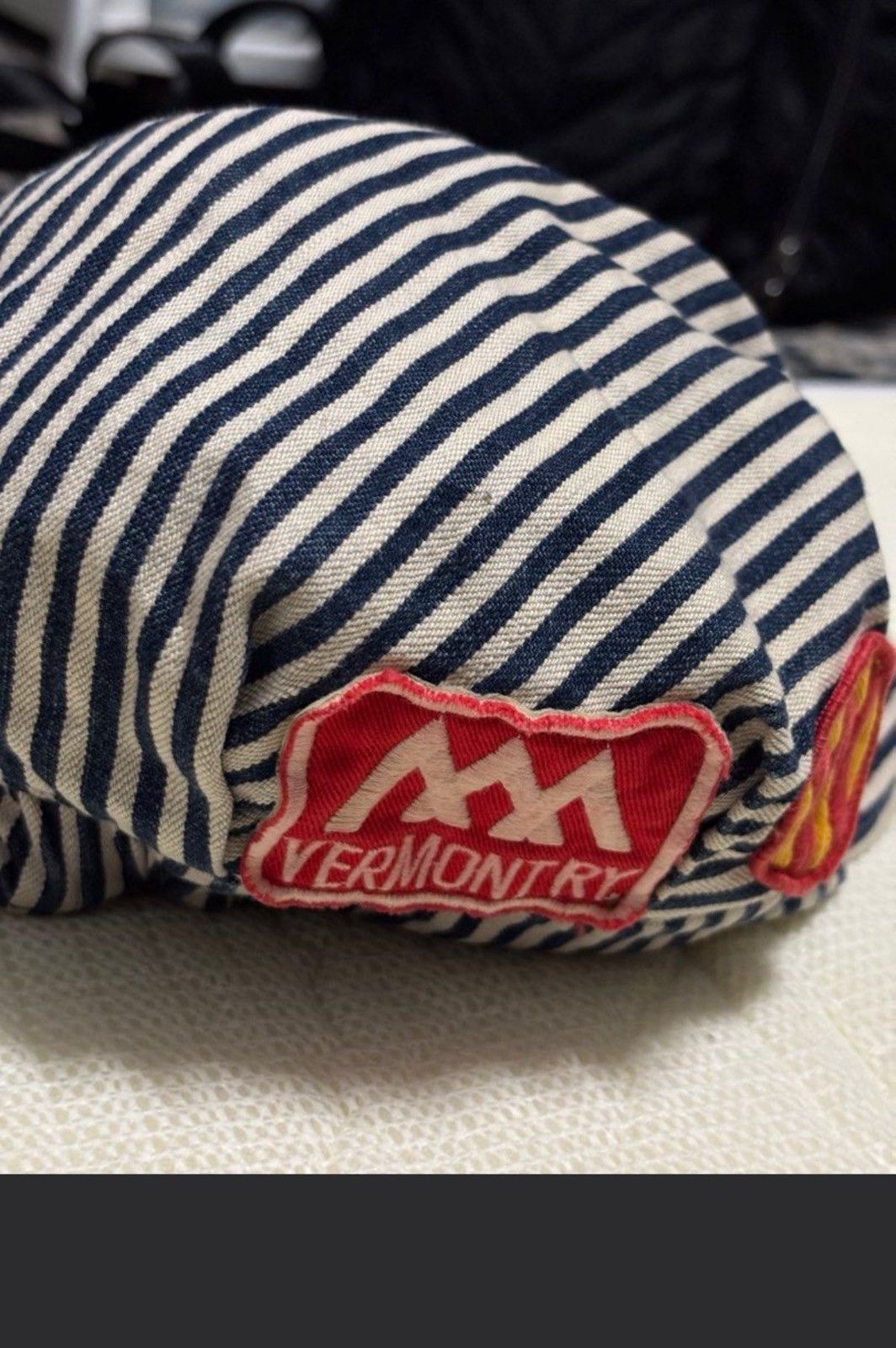 Kapital DENIM DUNGAREE HICKORY HAT VINTAGE RAILROAD OFFICER DESIGN Size ONE SIZE - 5 Thumbnail