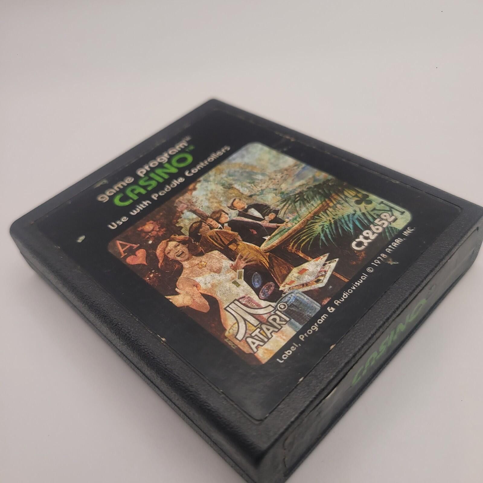 Other Atari 2600 Casino Game Cartridge Only CX2652 -Tested Size ONE SIZE - 3 Thumbnail