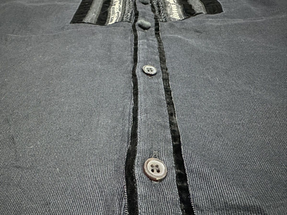 Yoshiyuki Konishi 🔥Rare Vintage Yoshiyuki Konishi Chinese Velvet Shirt Size US L / EU 52-54 / 3 - 7 Thumbnail