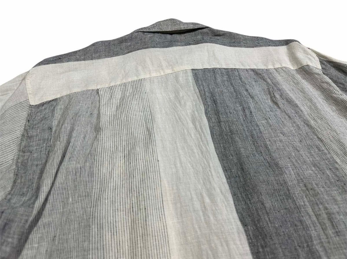 JUN MEN × Japanese Brand × Yohji Yamamoto 🔥Rare Vintage Jun Men Import Linen Shirt Made In Italy Size US M / EU 48-50 / 2 - 7 Thumbnail