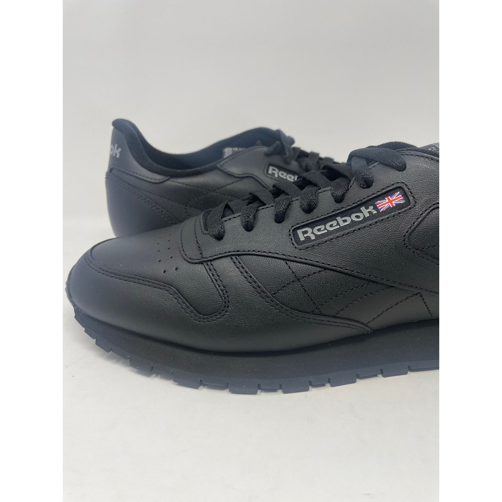 Reebok Reebok Classic Leather Black Shoes Mens Size 10.5 Brand New Size US 10.5 / EU 43-44 - 5 Thumbnail
