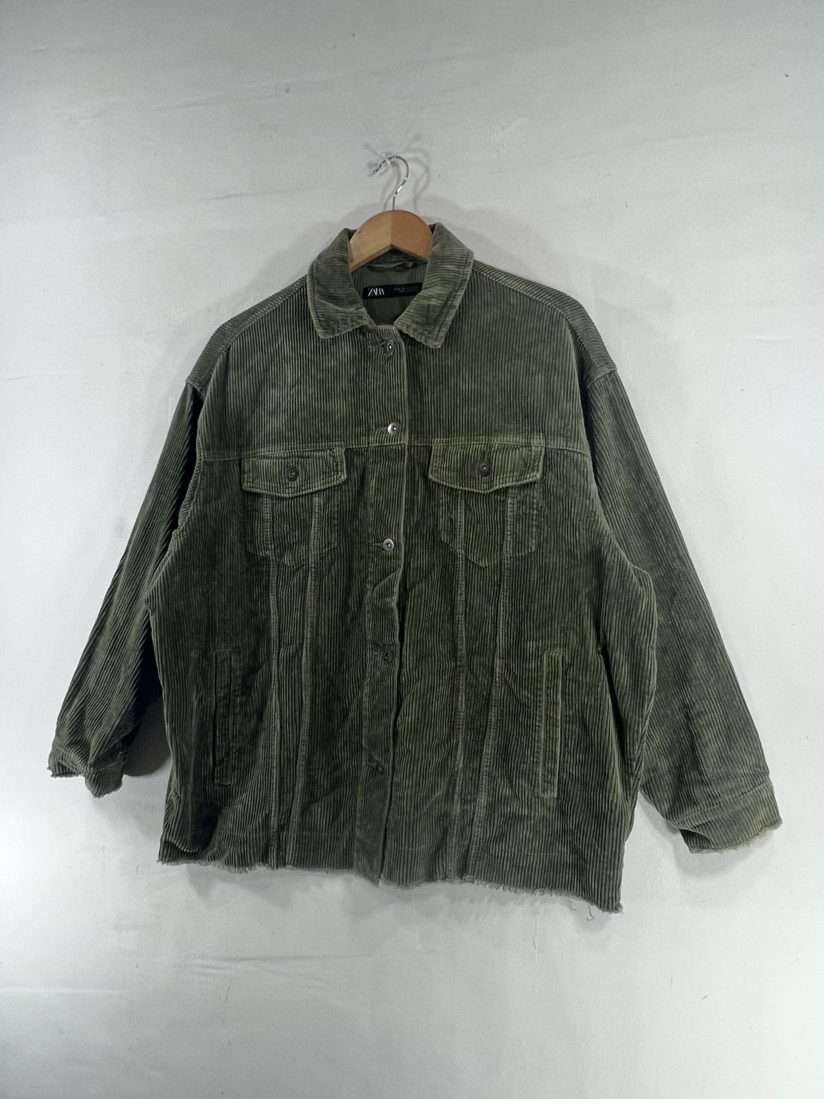 Zara Zara Corduroy Avant Garde Shirt Size US M / EU 48-50 / 2 - 6 Thumbnail