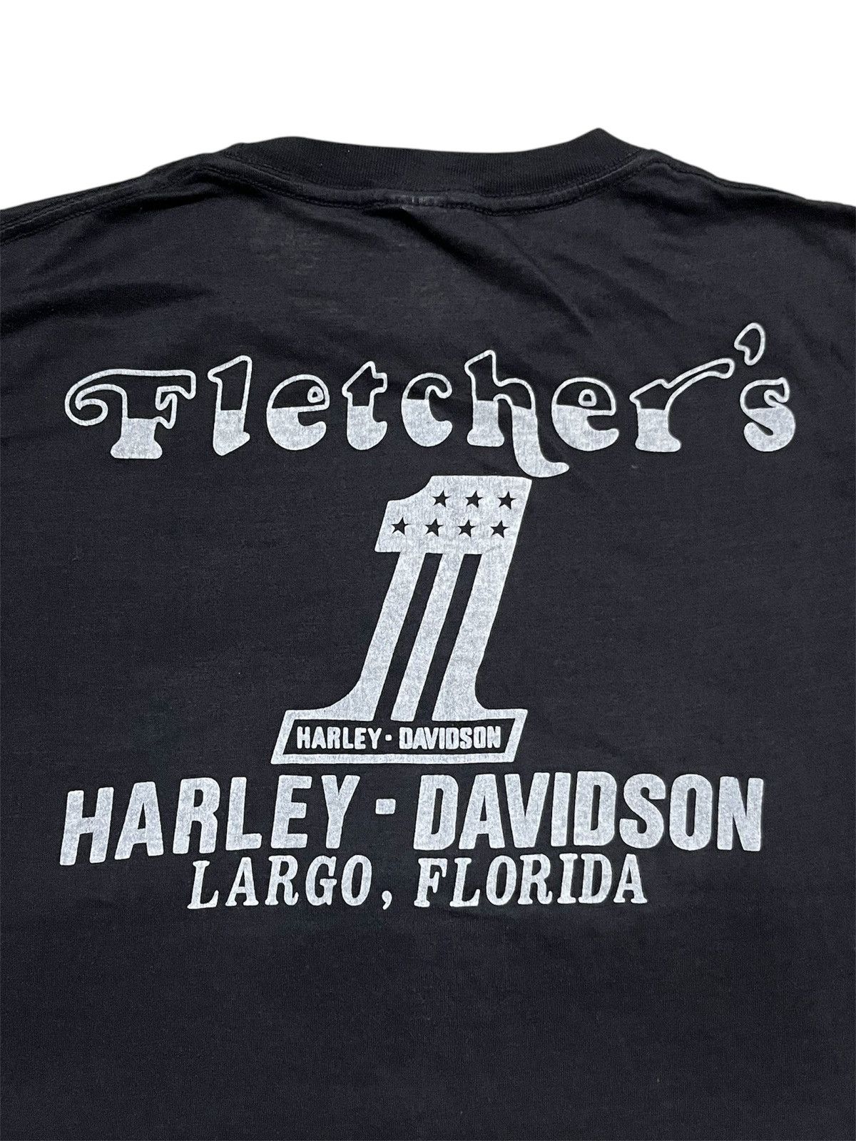 Harley Davidson 1980s Harley Davidson American Build Crushing Arm T-Shirt Size US M / EU 48-50 / 2 - 6 Thumbnail