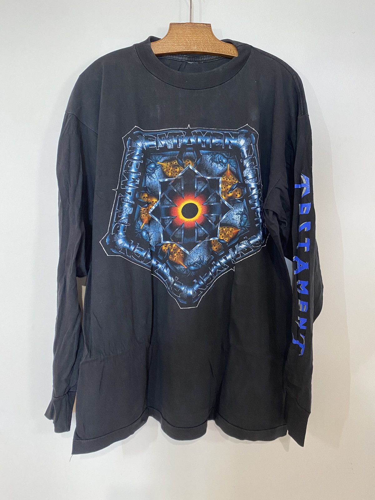 Vintage Vintage Testament shirt 90s the ritual Longsleeves Size US XL / EU 56 / 4 - 1 Thumbnail