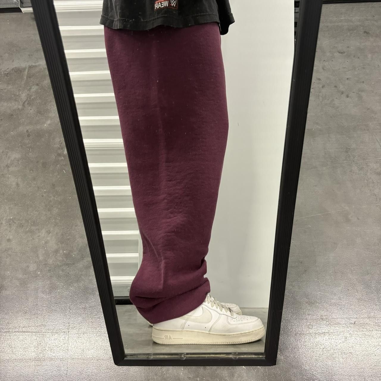 Russell Athletic Crazy Vintage Y2K/2000s Baggy Russell Athletic red Burgundy Loungewear Sweatpants! Size US 34 / EU 50 - 1 Thumbnail
