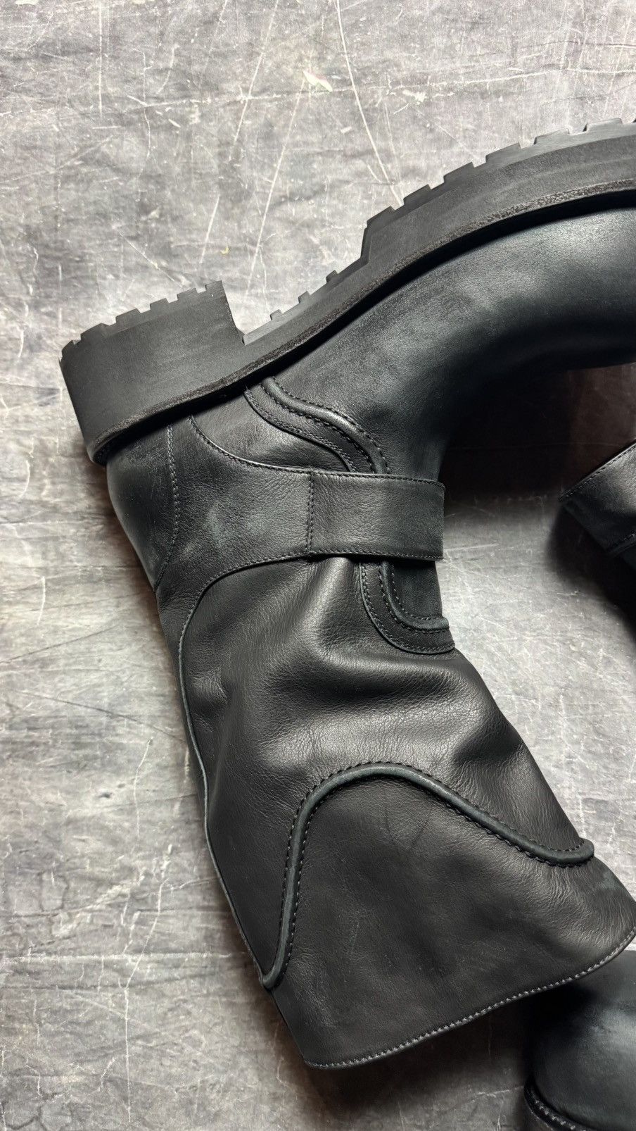 Balenciaga Balenciaga Venom Leather Boots in Black Size US 13 / EU 46 - 3 Thumbnail